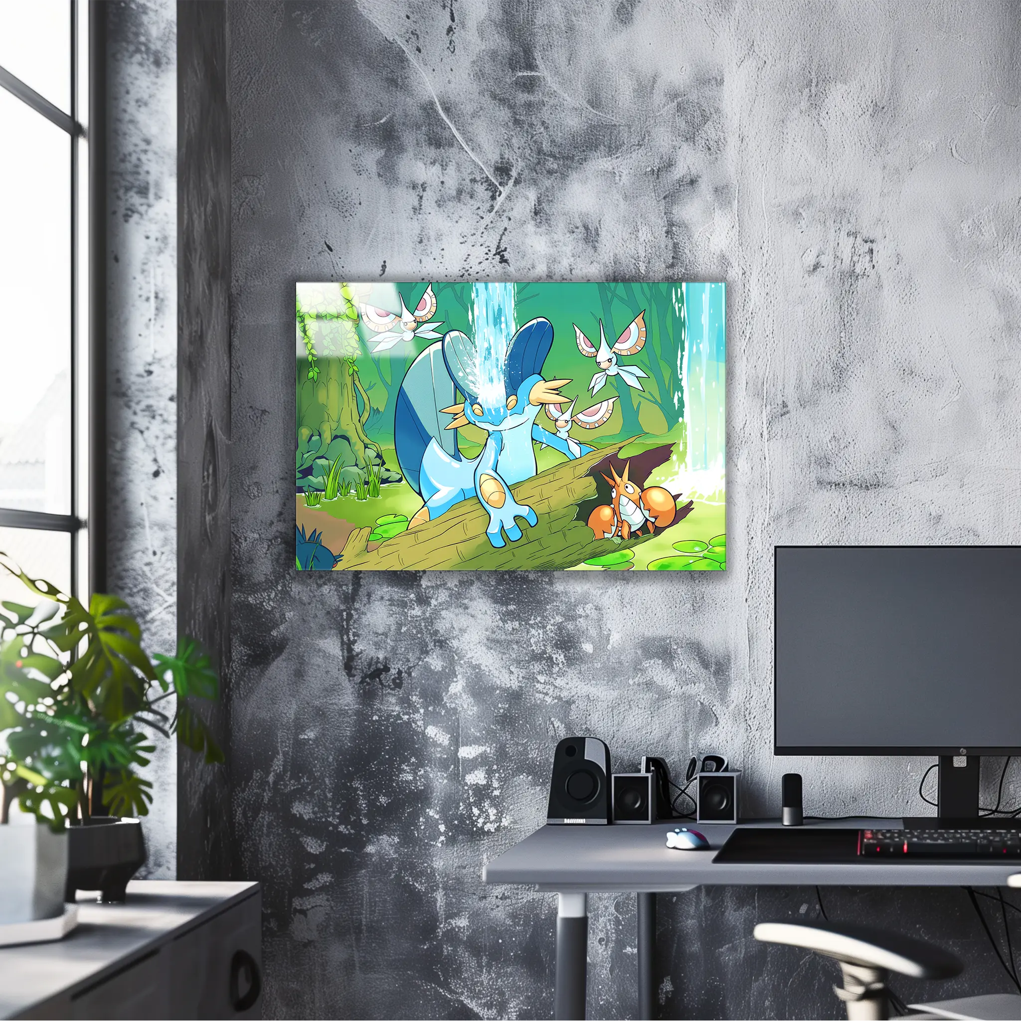 Tableau Pokémon Laggron Nature