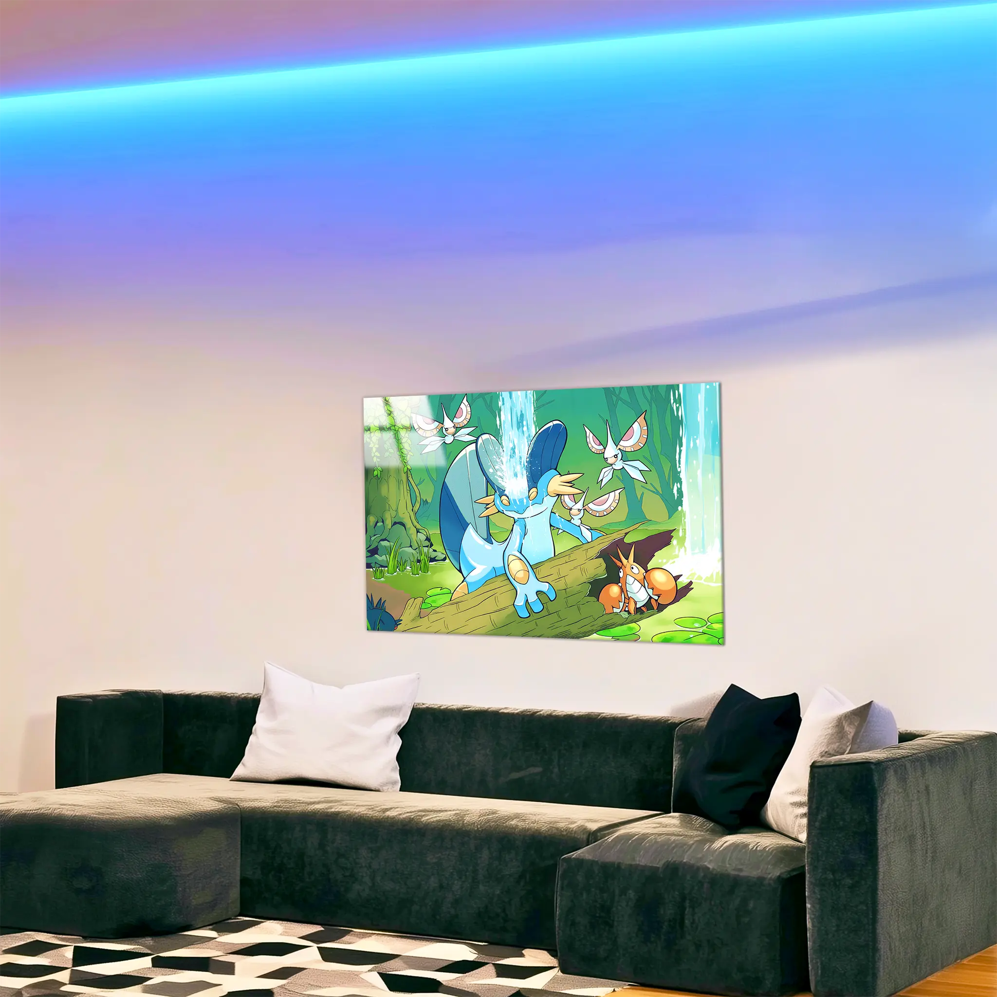 tableau-pokemon-laggron-nature-dans-le-salon | DreamWay