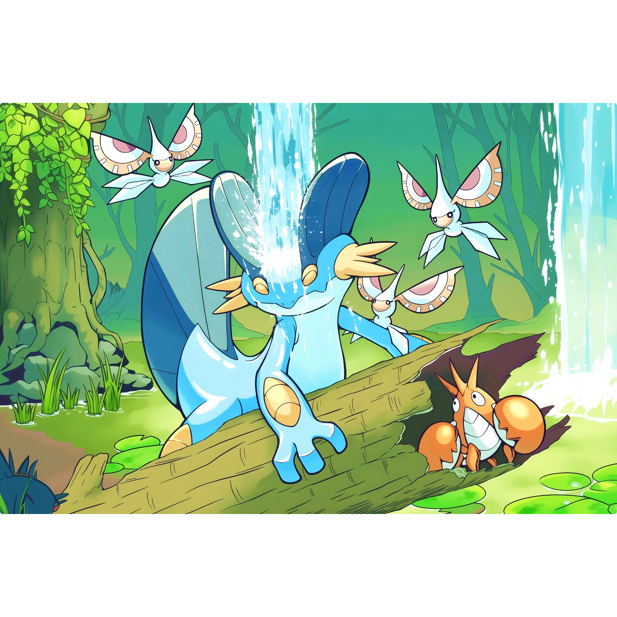 Tableau Pokémon Laggron Nature