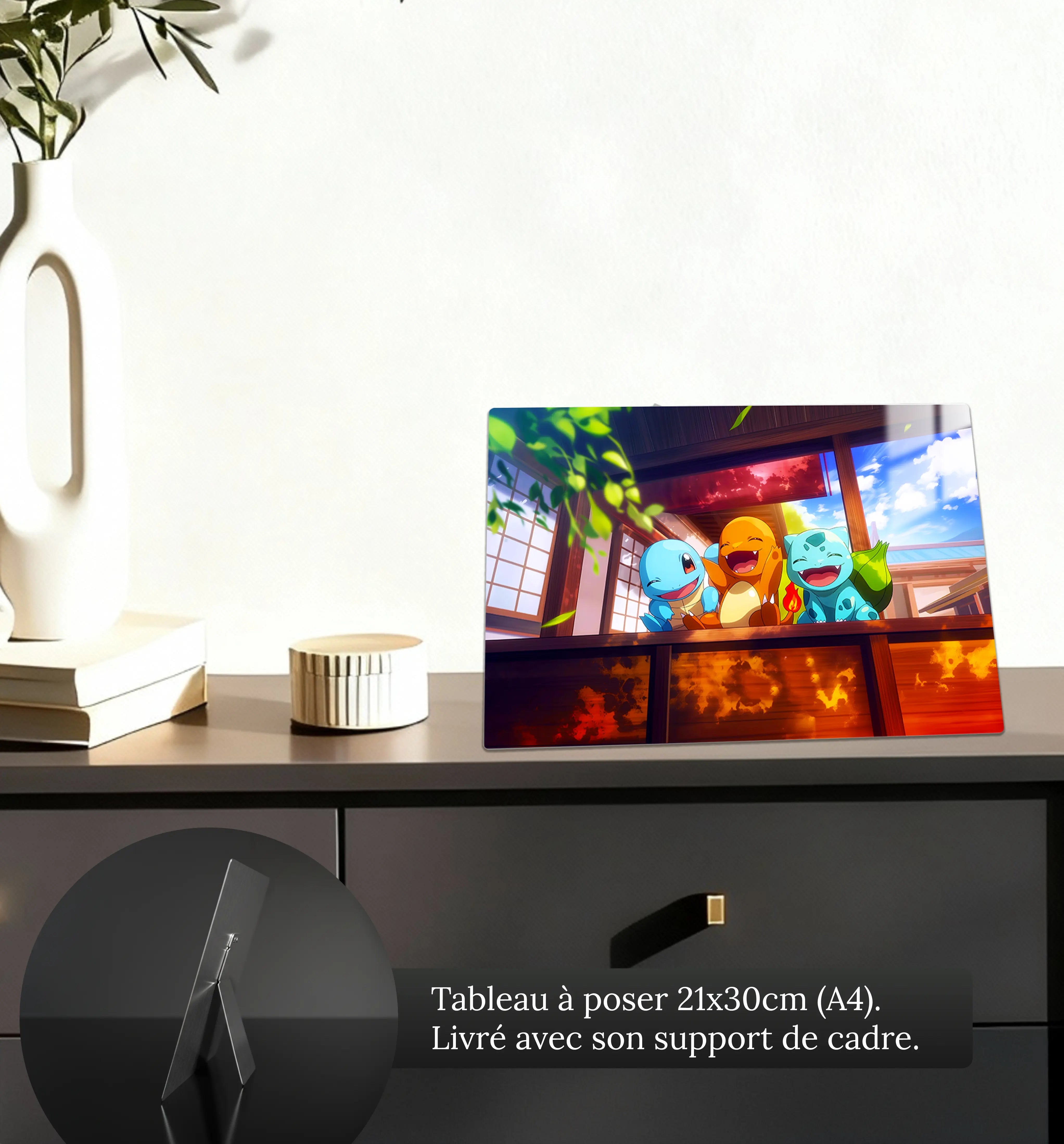 tableau-pokemon-les-starters-petit-format-a-poser-sur-meuble | DreamWay