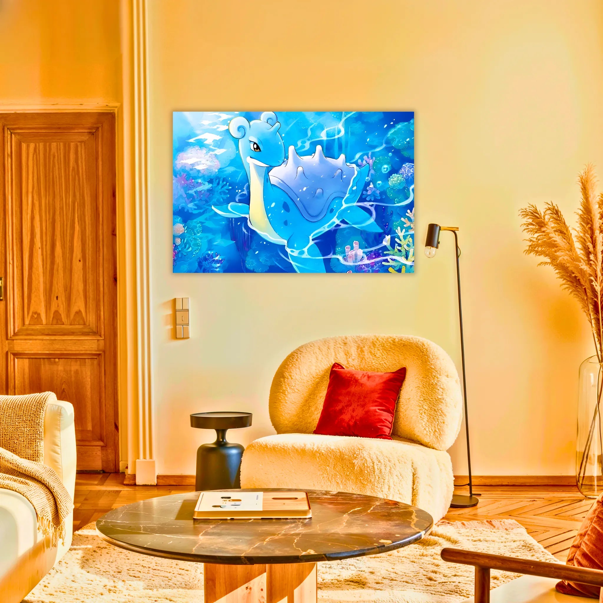Tableau Pokémon Lokhlass Paysage