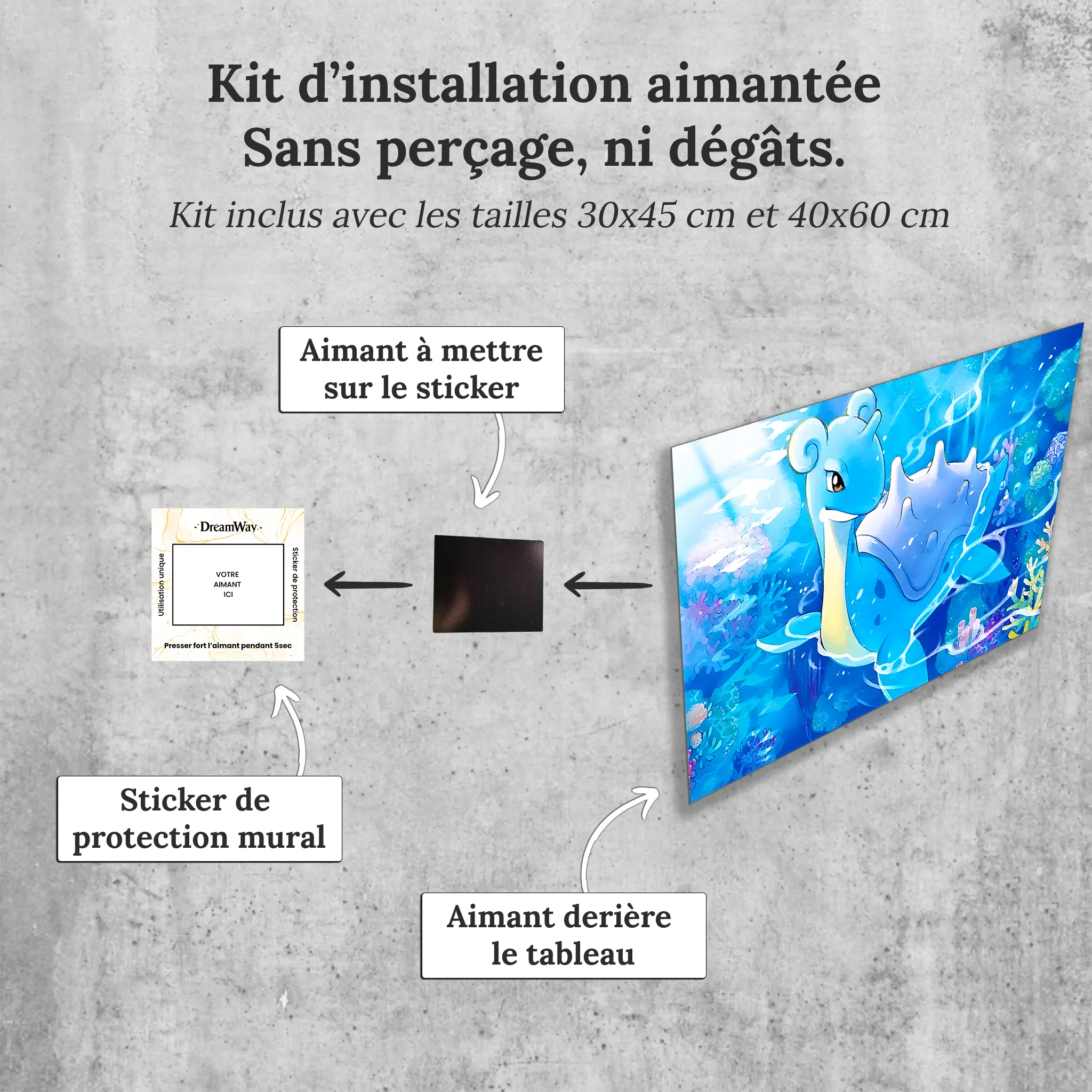 tableau-pokemon-lokhlass-paysage-avec-installation-aimantee | DreamWay