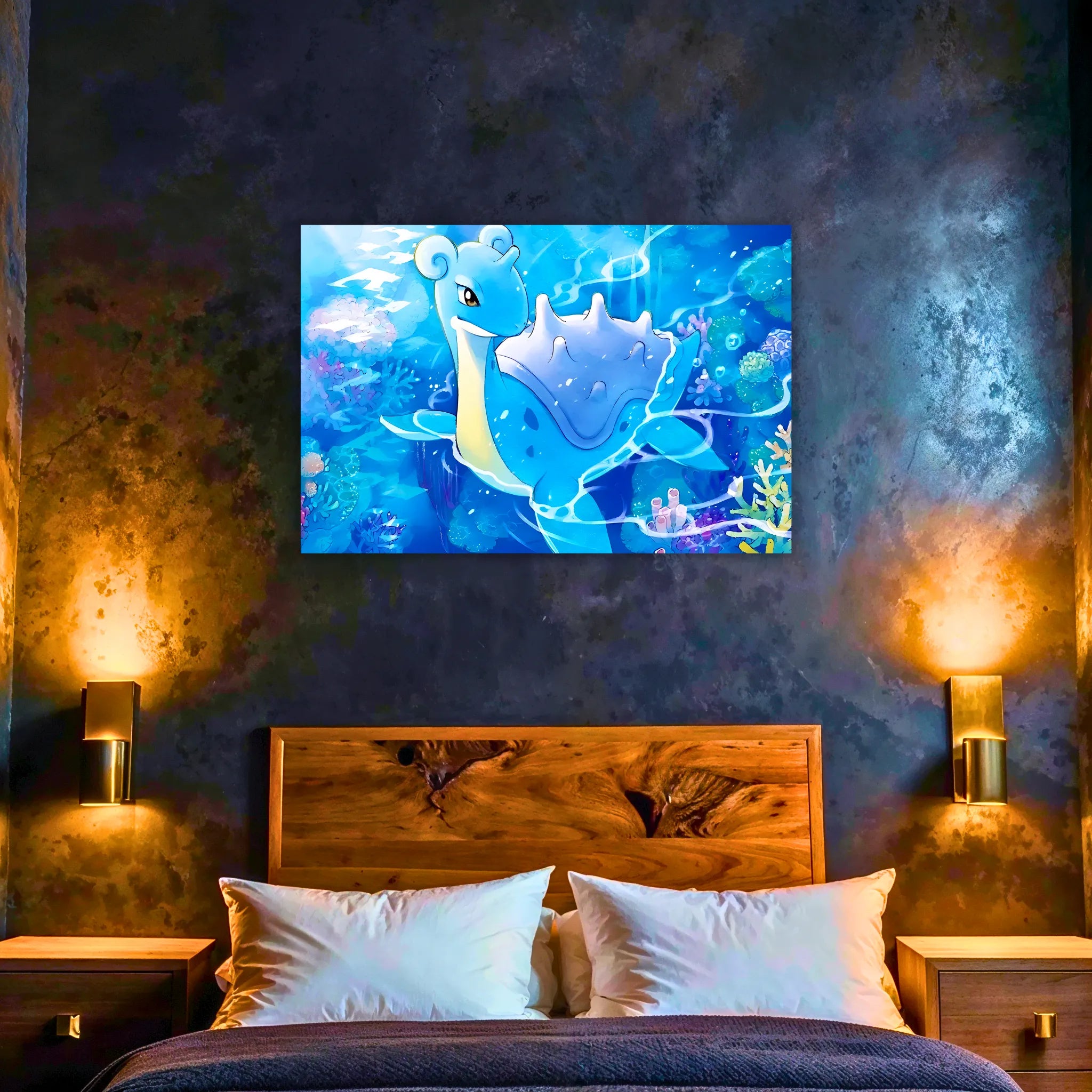Tableau Pokémon Lokhlass Paysage