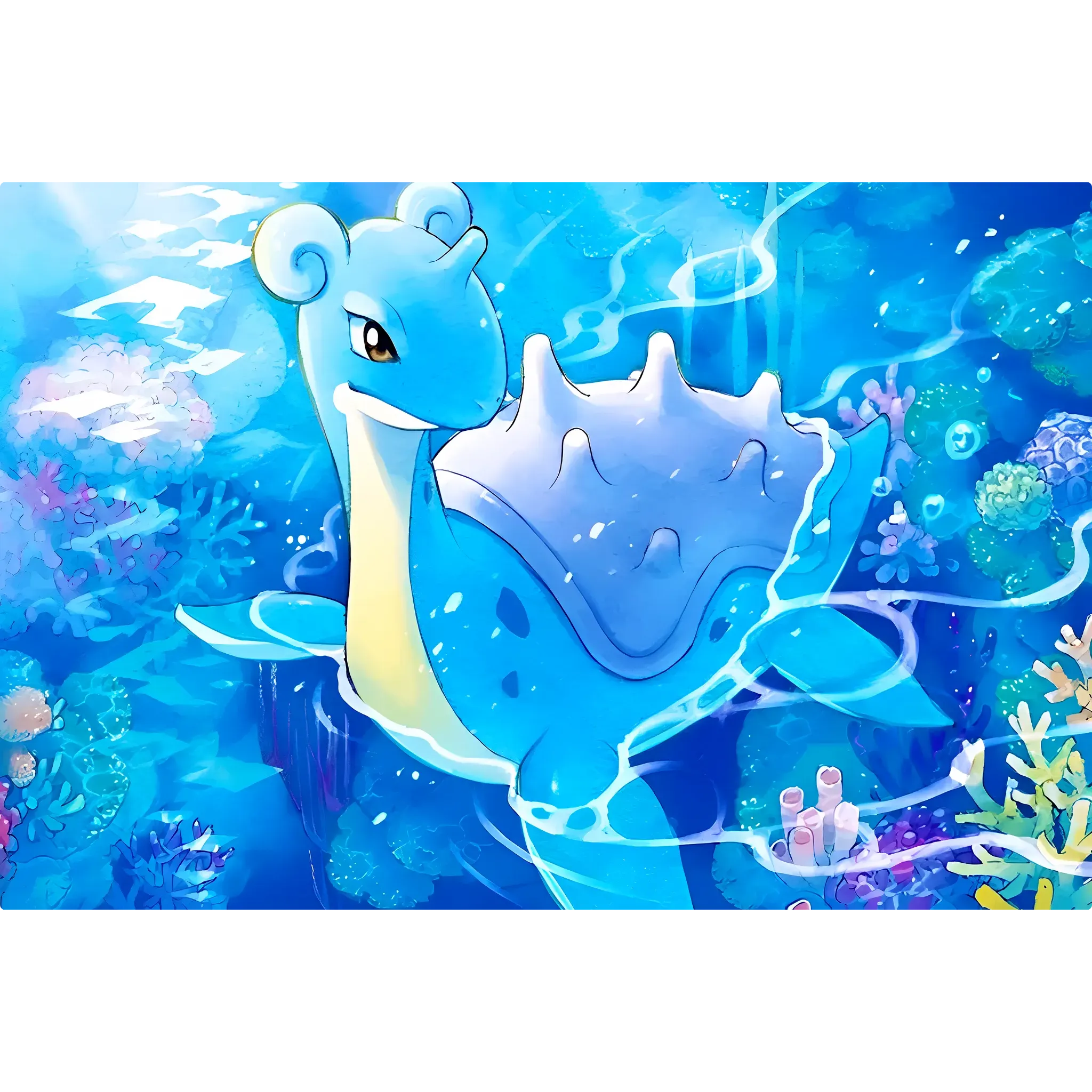 Tableau Pokémon Lokhlass Paysage