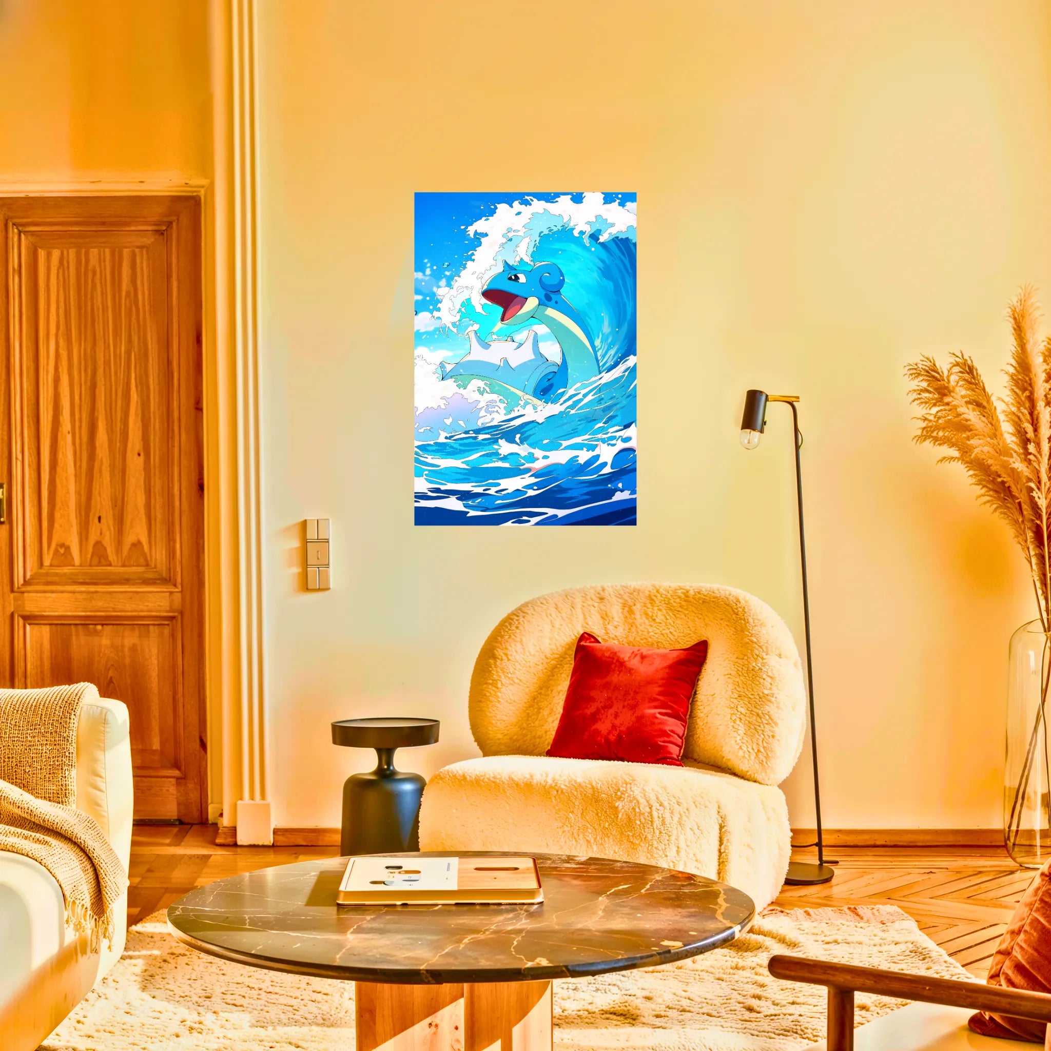 Tableau Pokémon Lokhlass Vagues