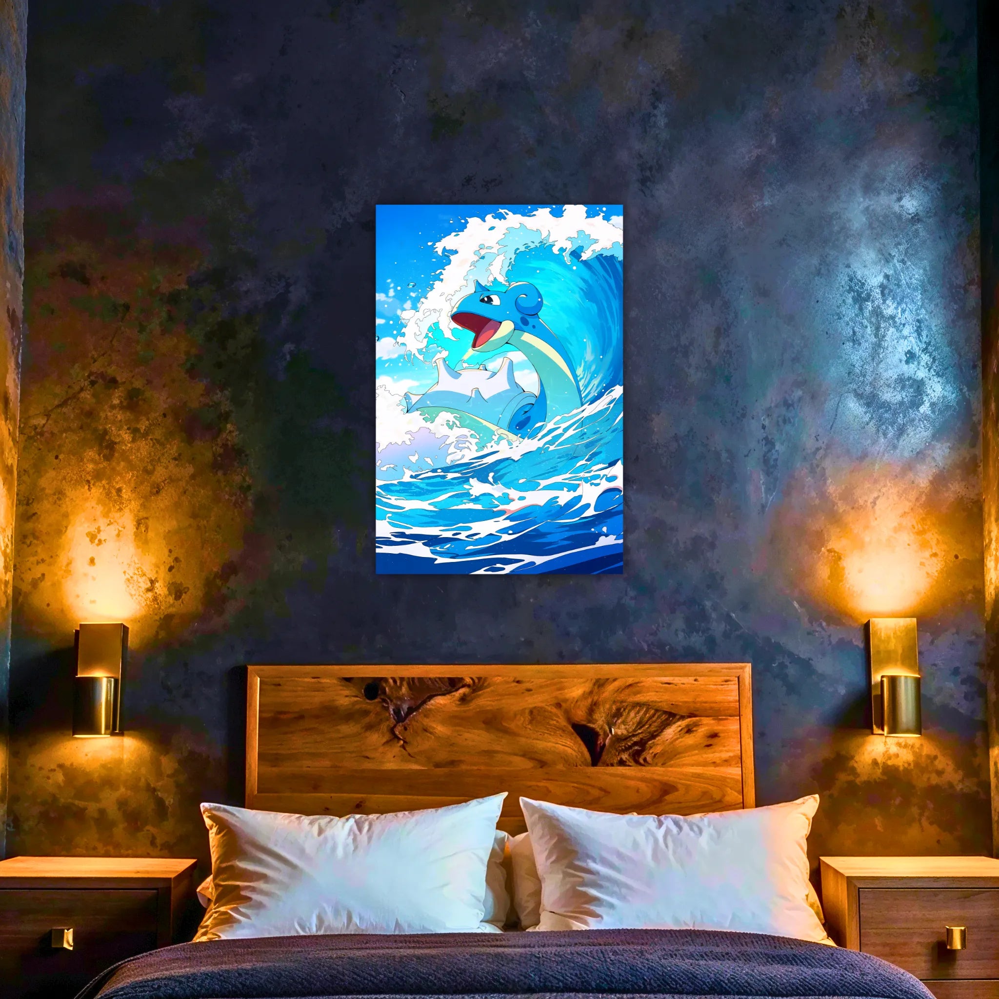 Tableau Pokémon Lokhlass Vagues