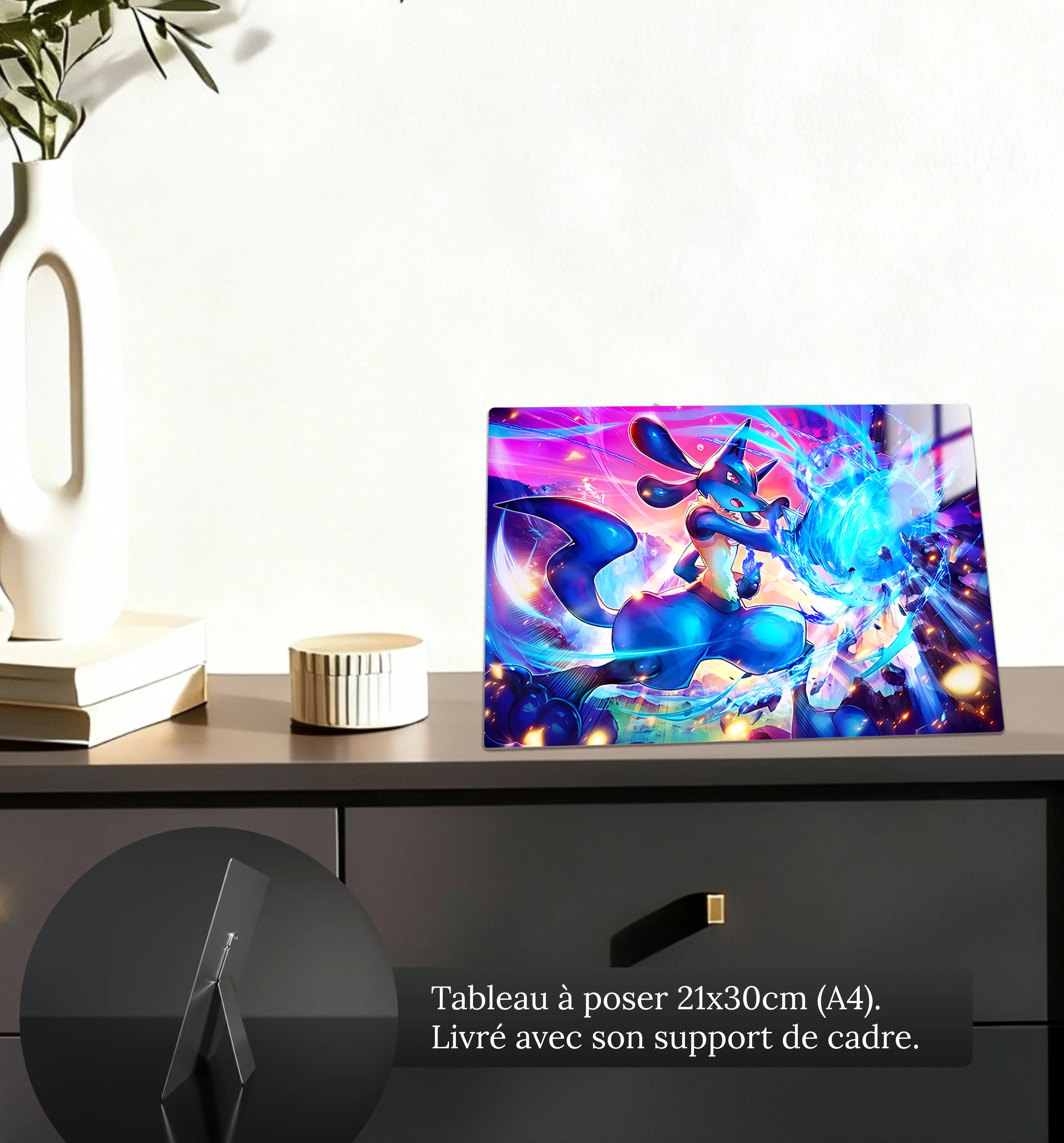 tableau-pokemon-lucario-paysage-petit-format-a-poser-sur-meuble | DreamWay