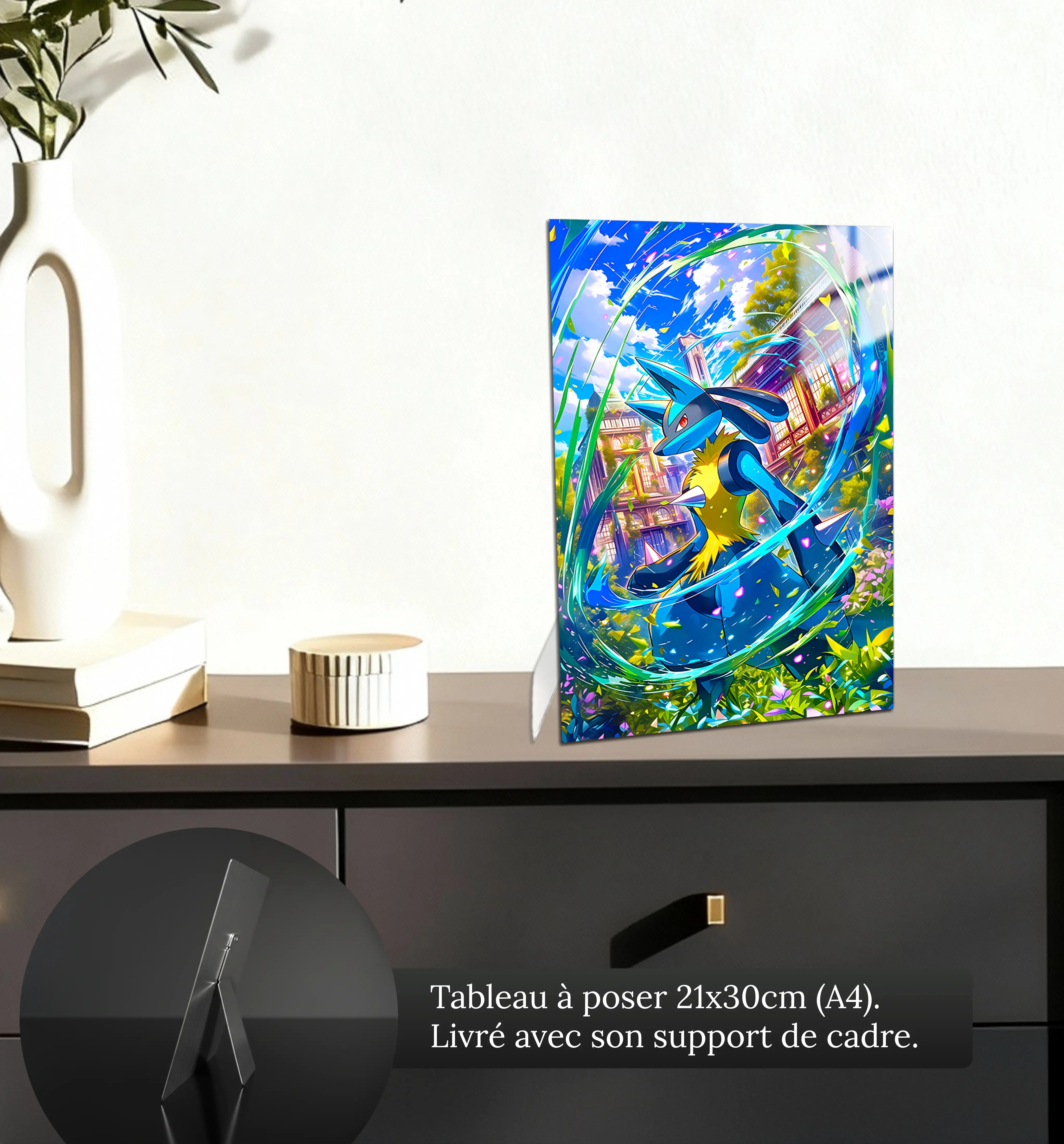 tableau-pokemon-lucario-petit-format-a-poser-sur-meuble | DreamWay