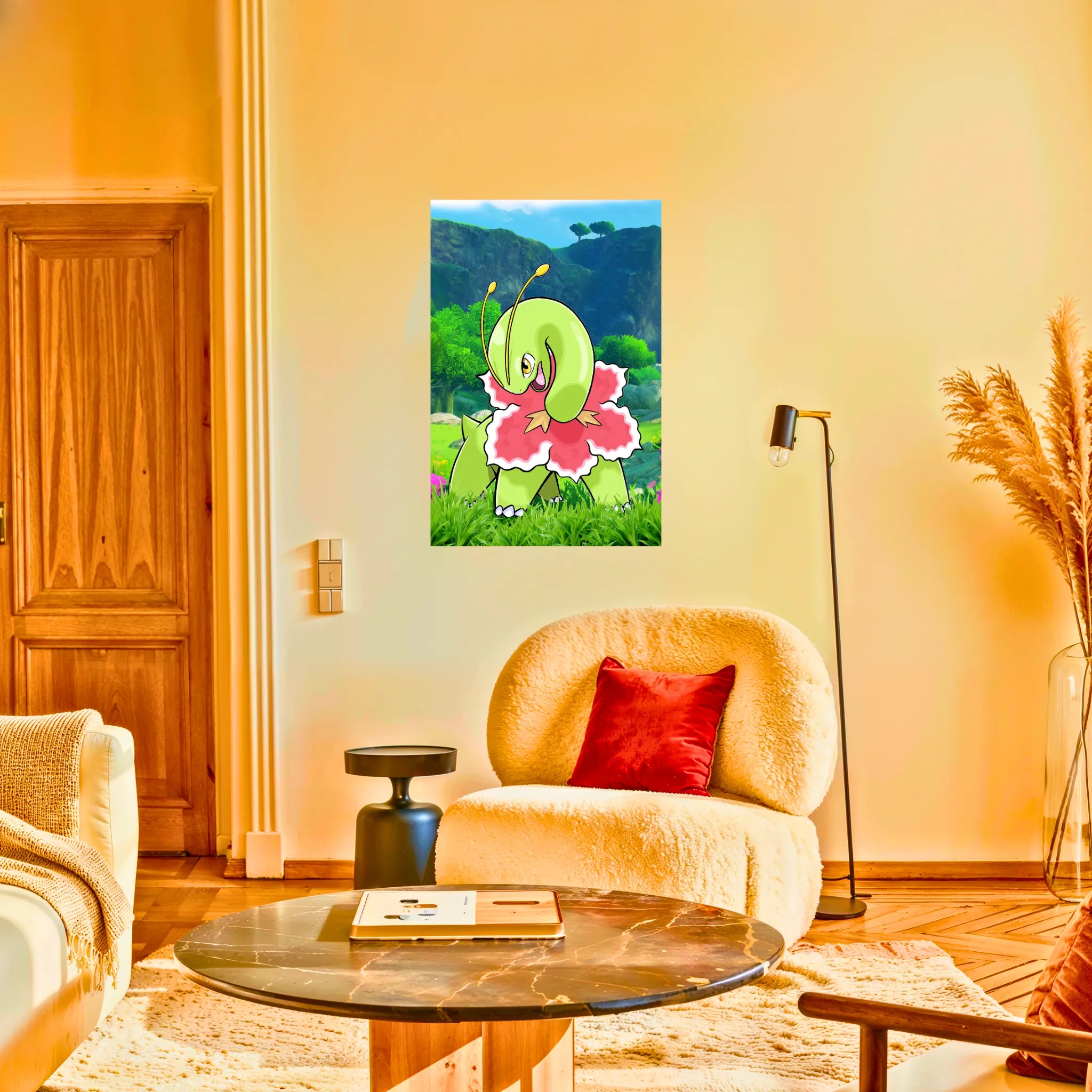Tableau Pokémon Meganium Nature