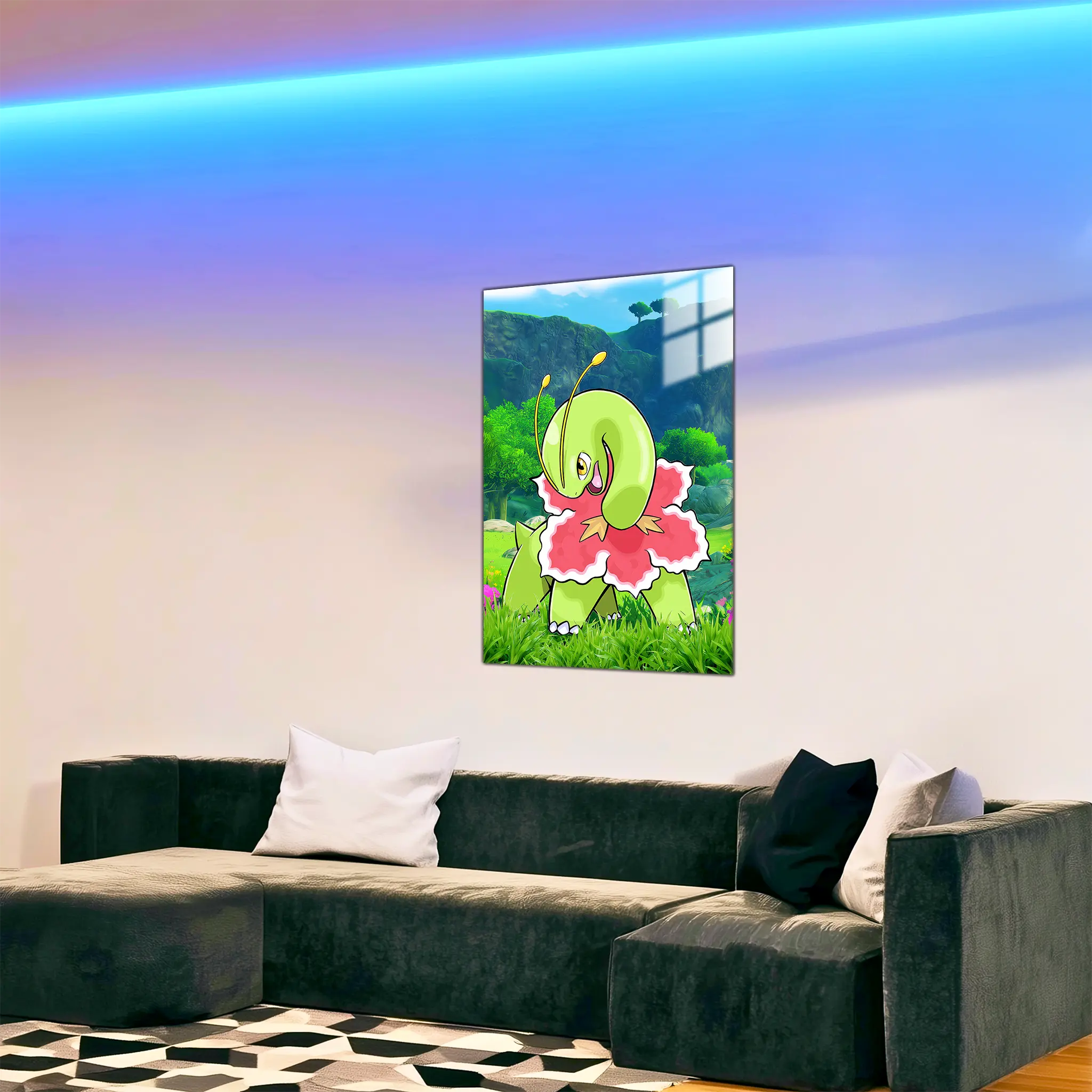 tableau-pokemon-meganium-nature-dans-le-salon | DreamWay