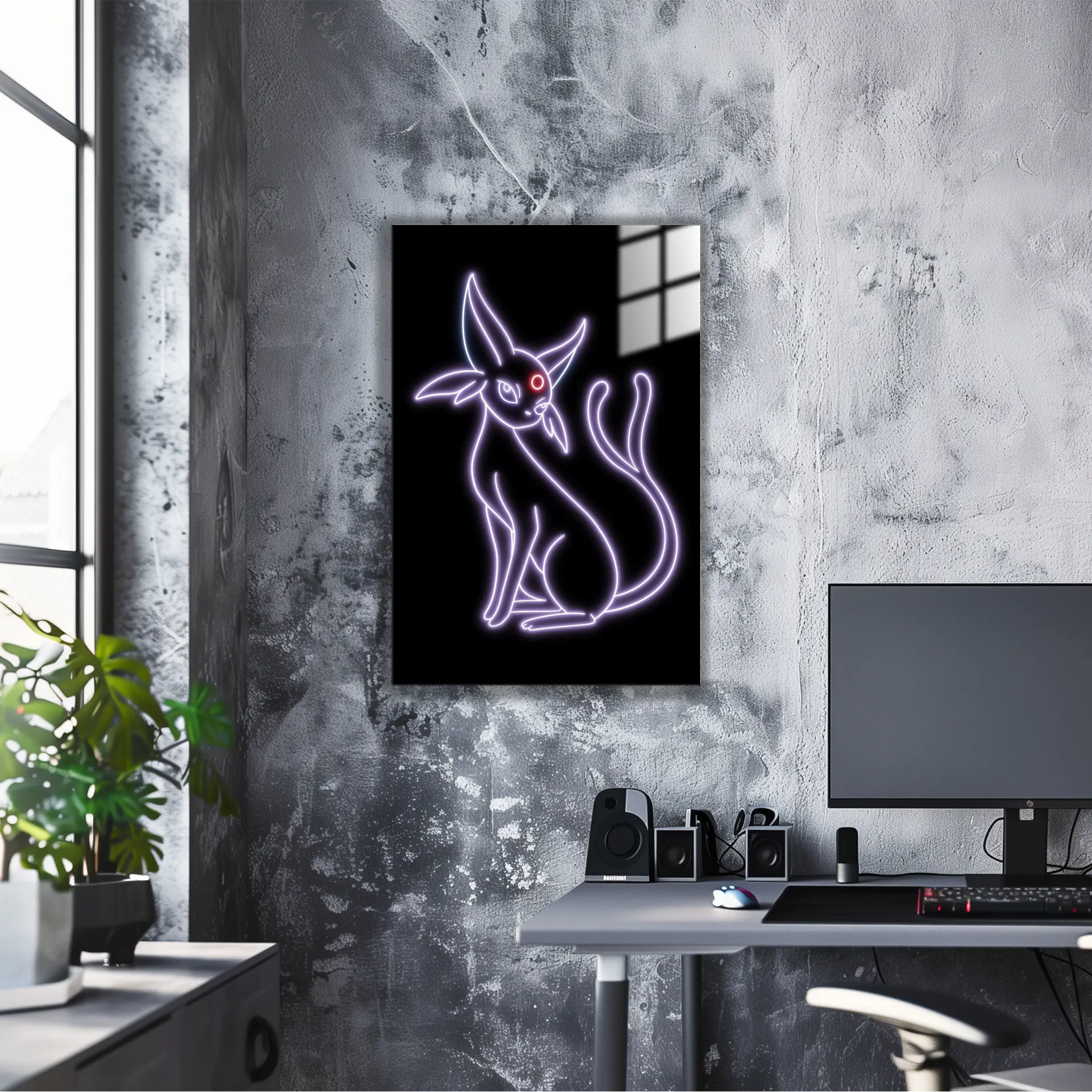 Tableau Pokémon Mentali Néon