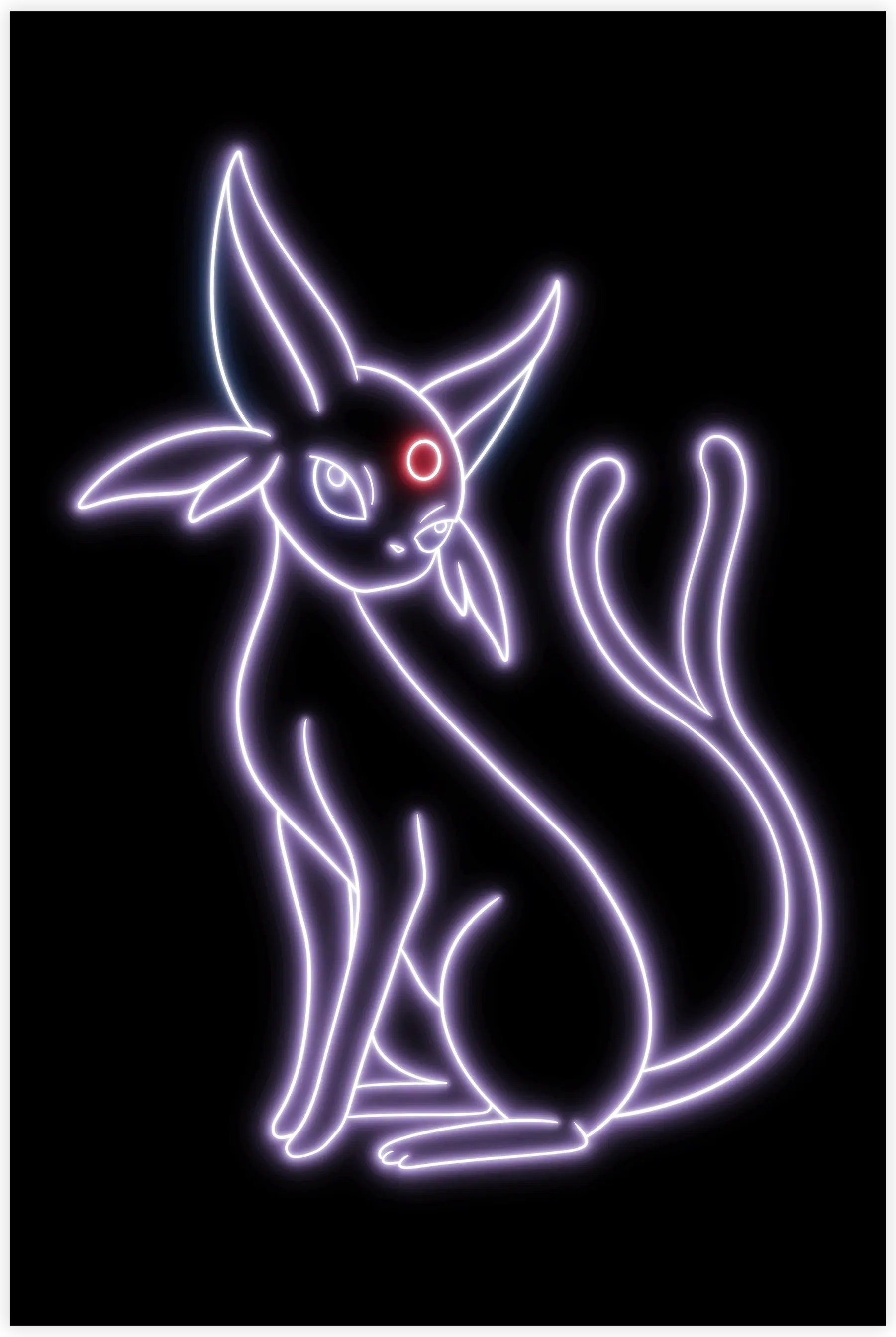 Tableau Pokémon Mentali Néon