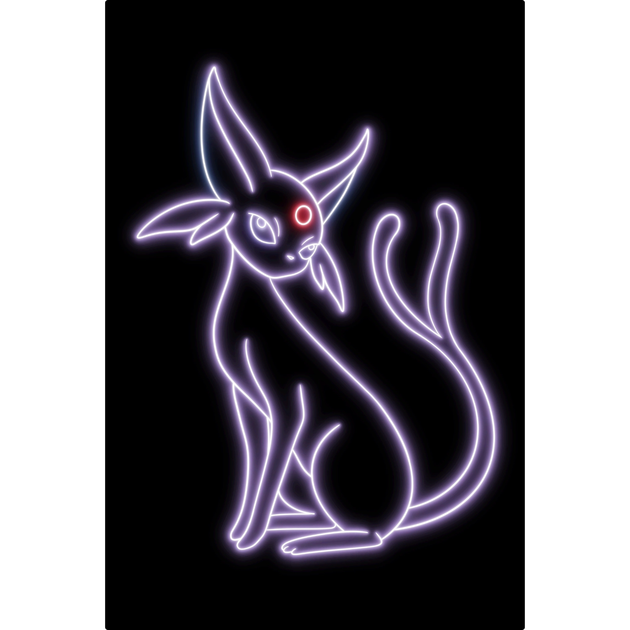Tableau Pokémon Mentali Néon