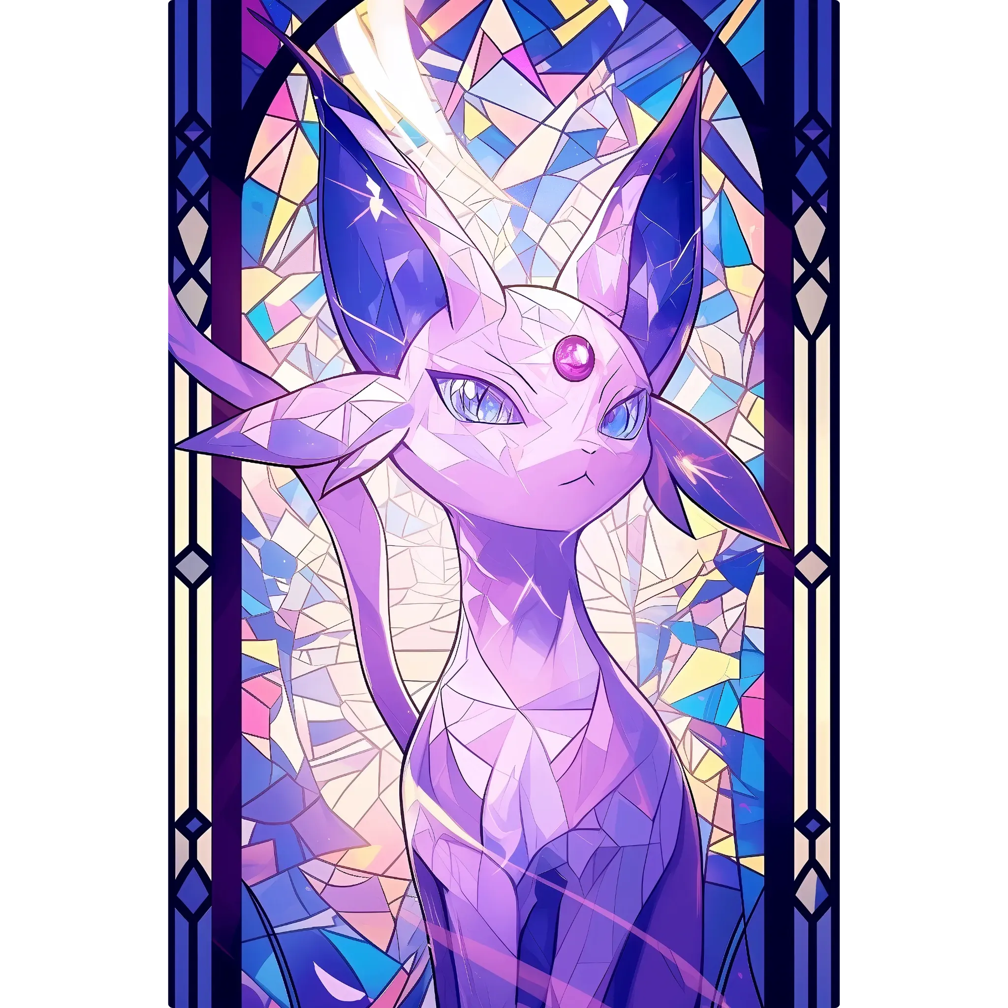 Tableau Pokémon Mentali Vitrail