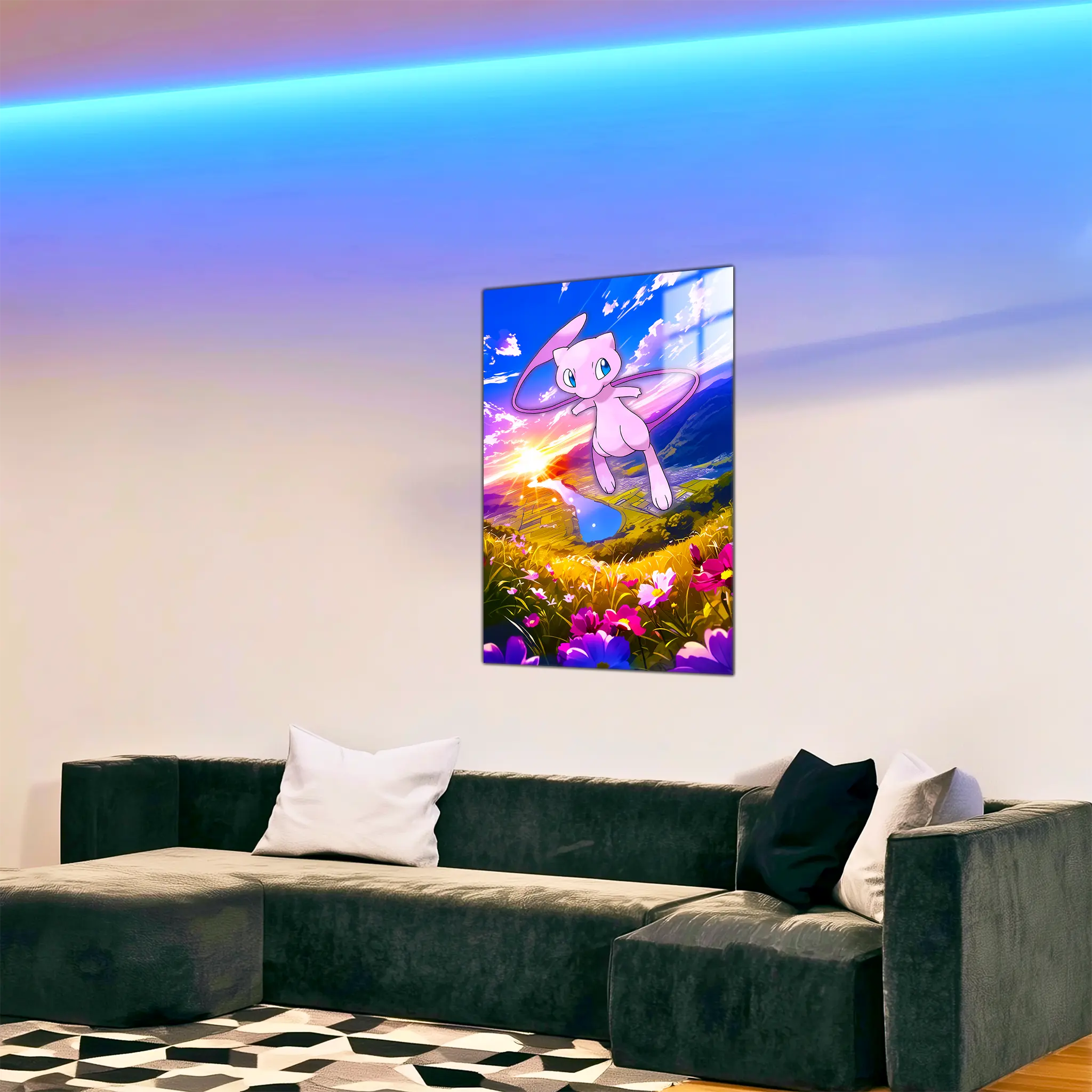 tableau-pokemon-mew-dans-le-salon | DreamWay