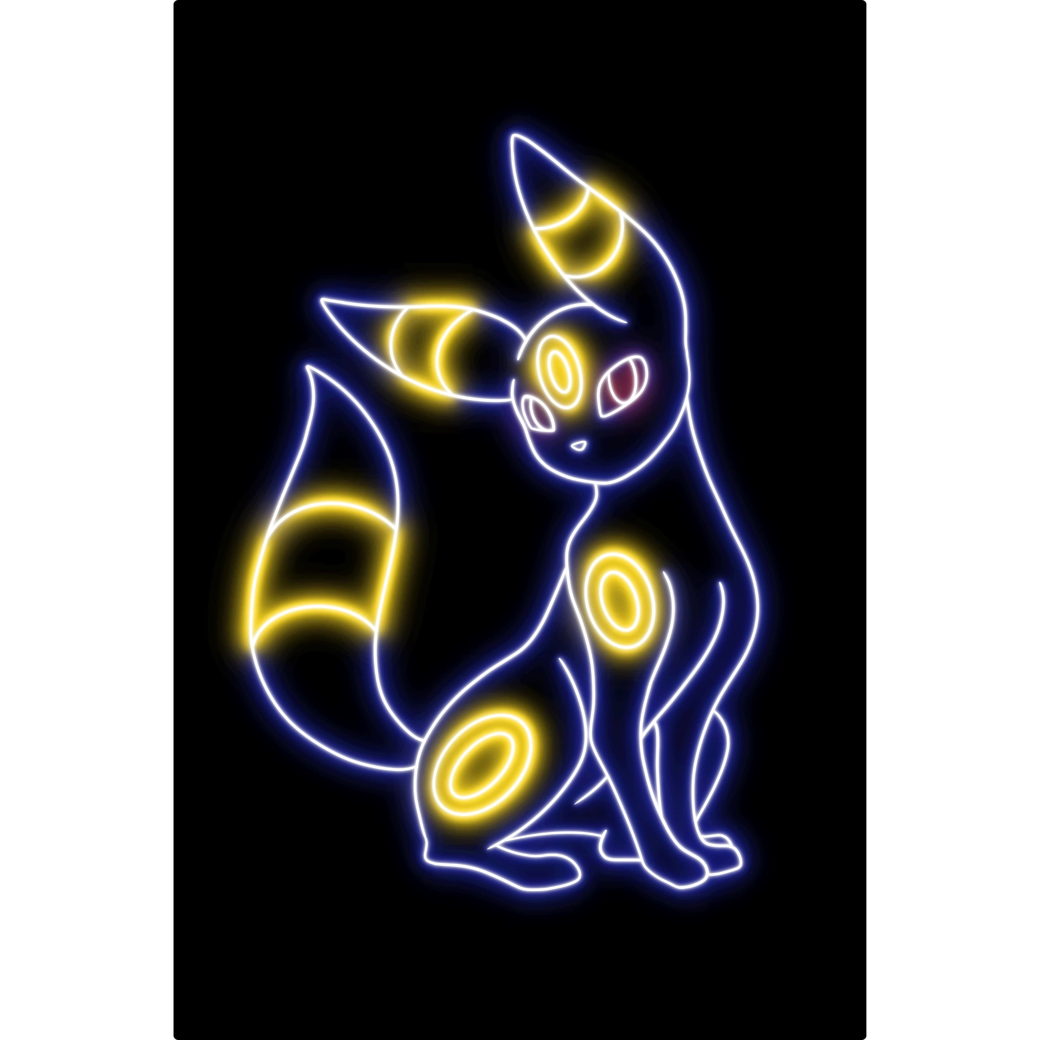 Tableau Pokémon Noctali Néon
