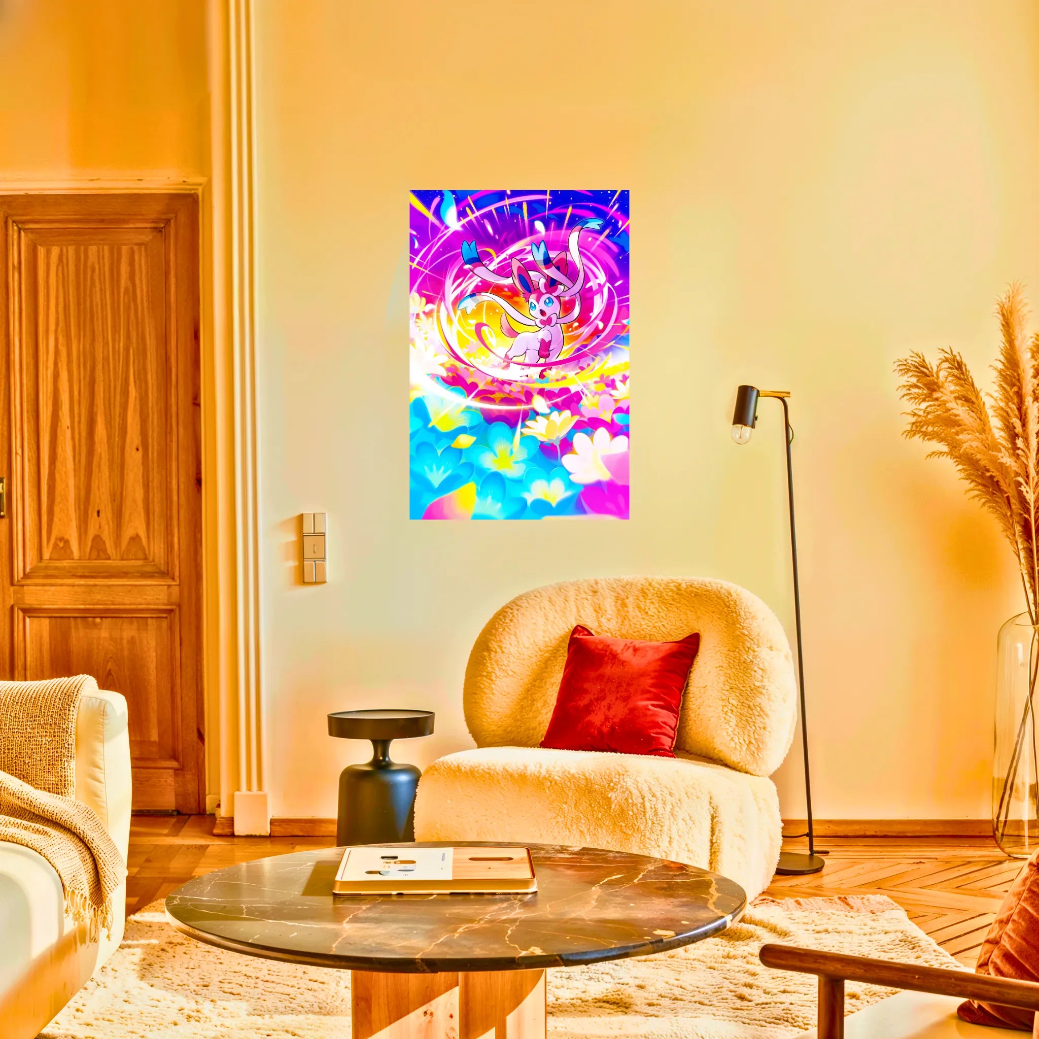 Tableau Pokémon Nymphali Coloré