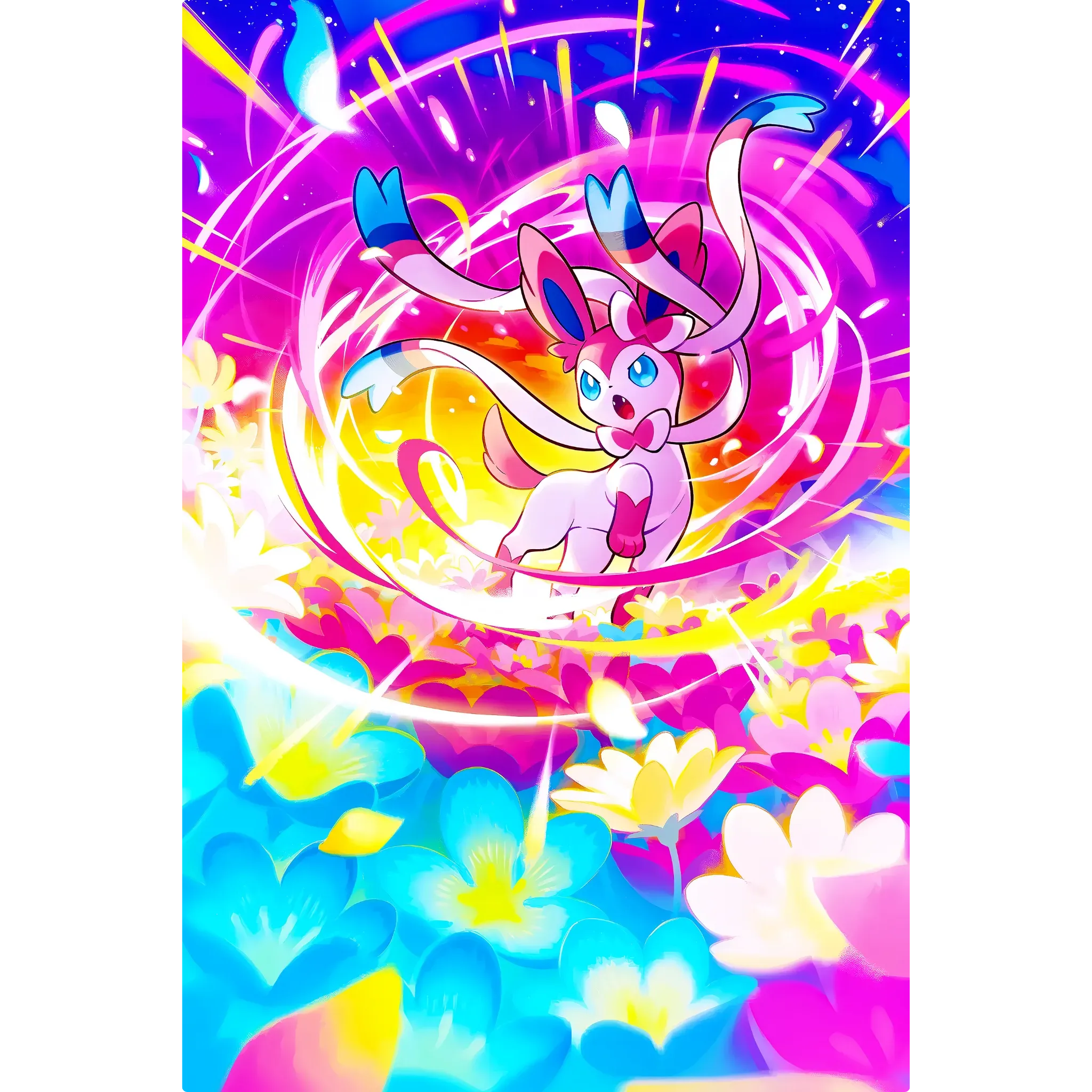 Tableau Pokémon Nymphali Coloré