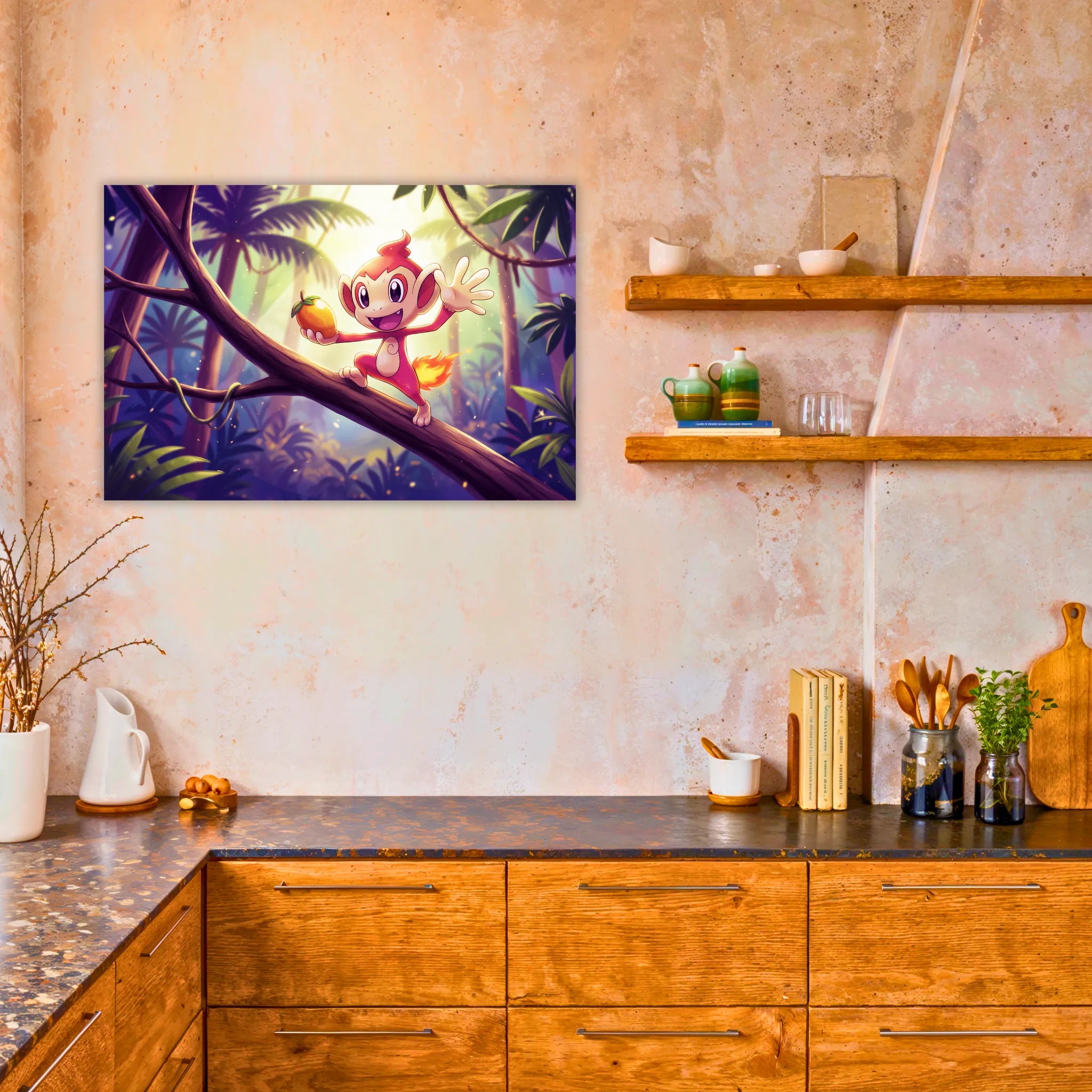 Tableau Pokémon Ouisticram paysage