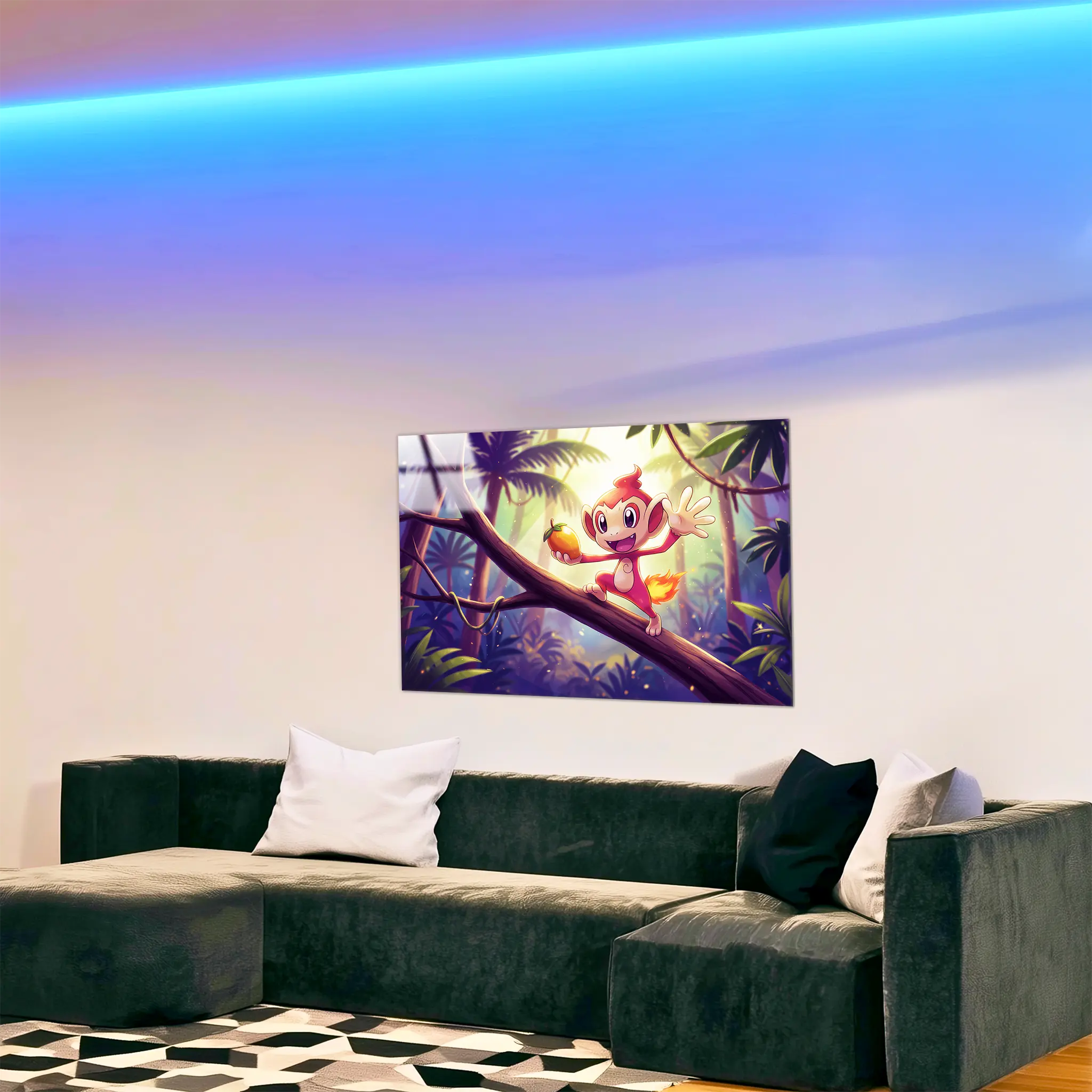 tableau-pokemon-ouisticram-paysage-dans-le-salon | DreamWay