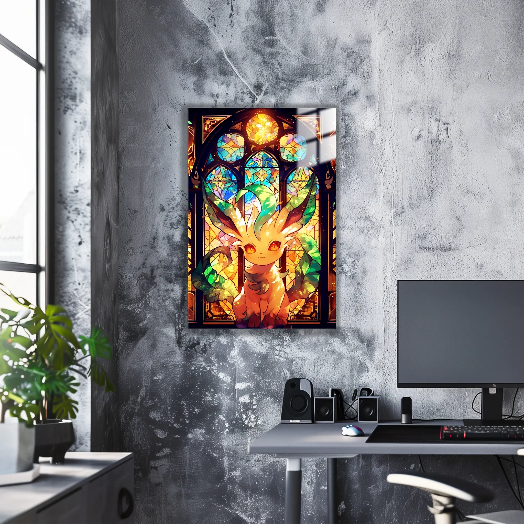 Tableau Pokémon Phylalli Vitrail