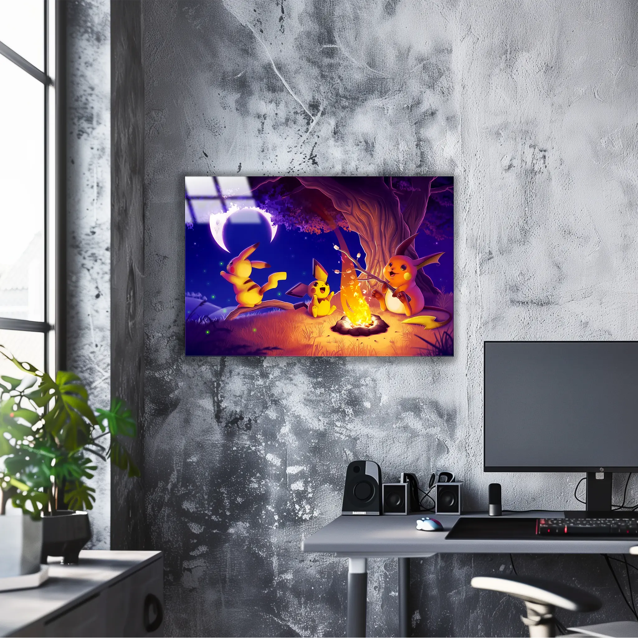 Tableau Pokémon Pikachu Raichu Et Pichu