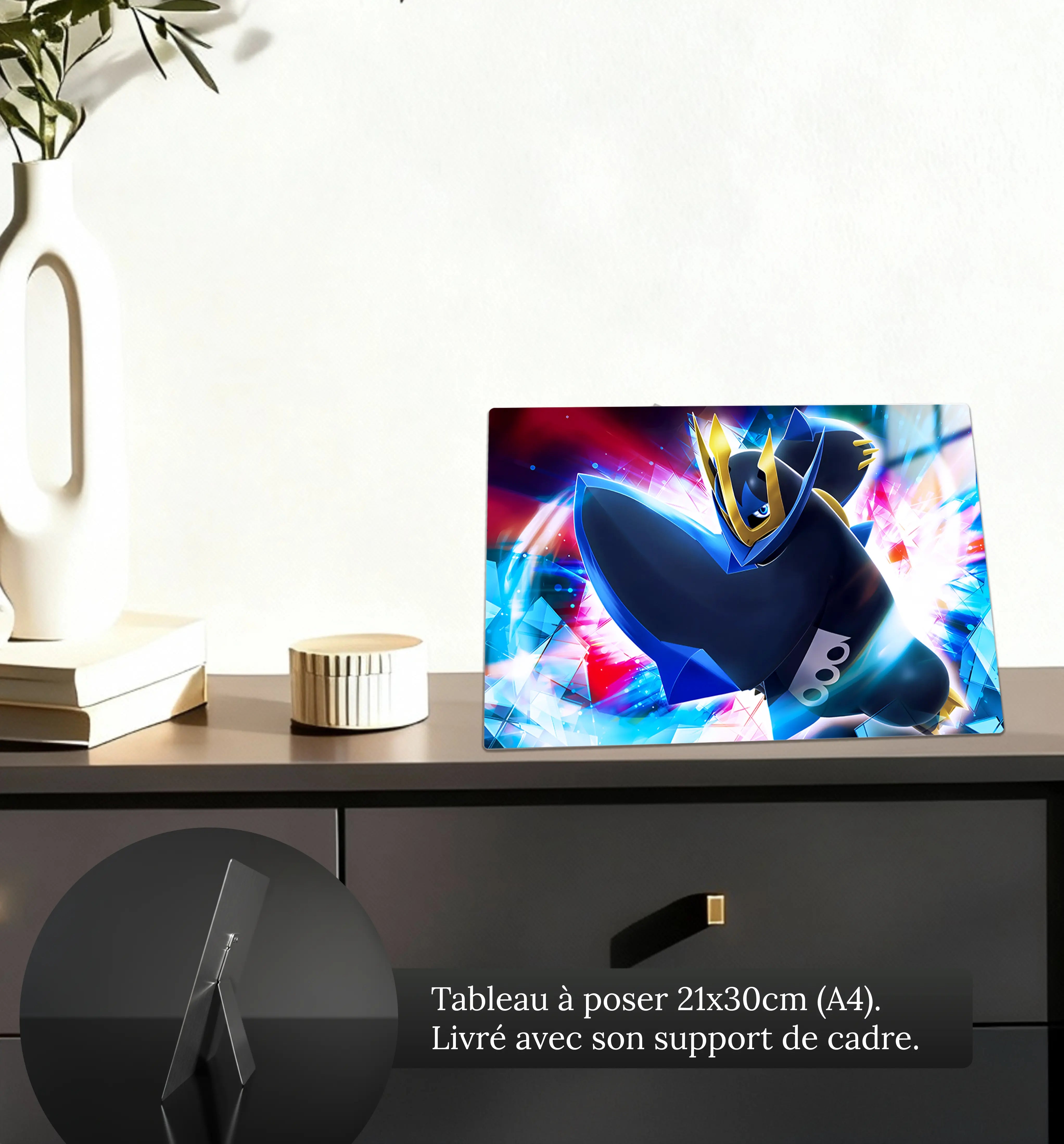 tableau-pokemon-pingoleon-colore-petit-format-a-poser-sur-meuble | DreamWay