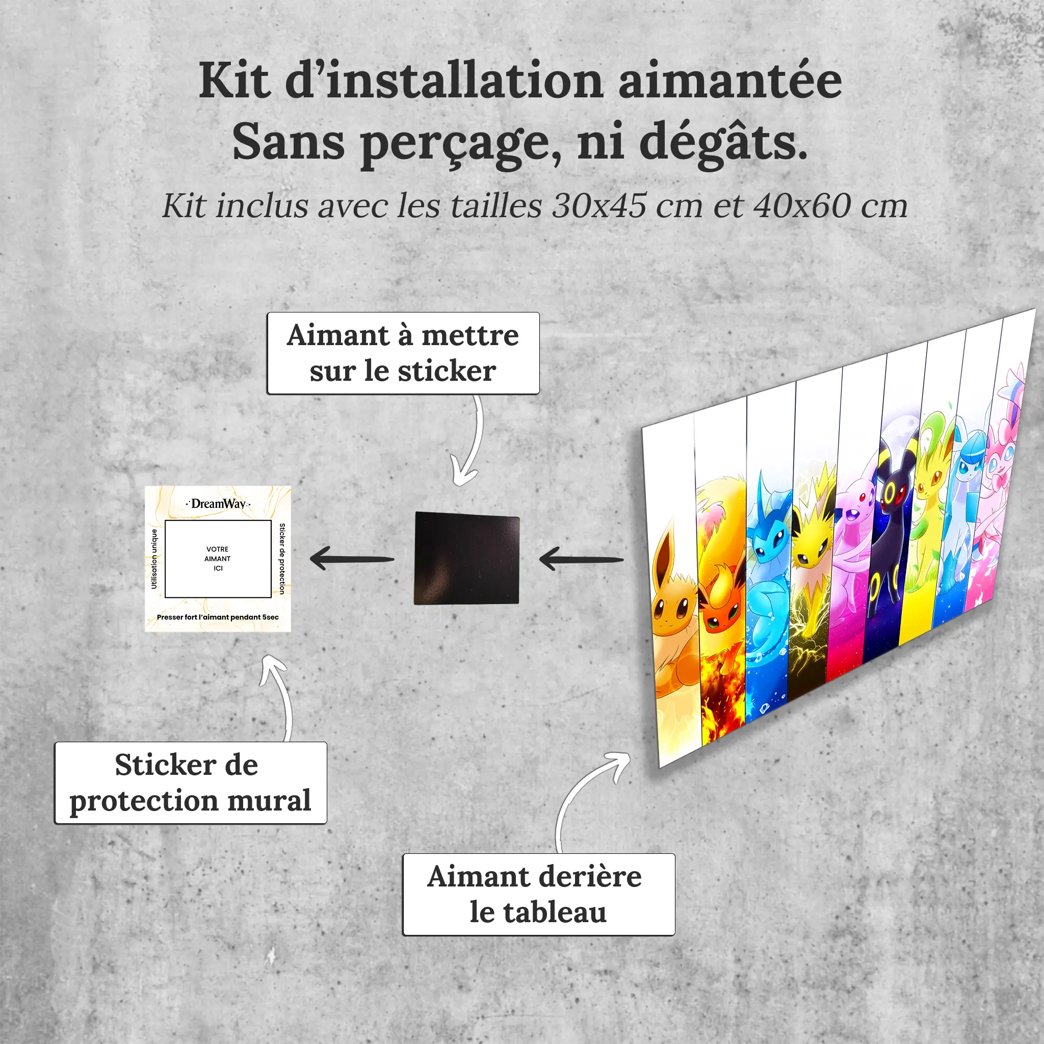 tableau-pokemon-portrait-avec-installation-aimantee | DreamWay