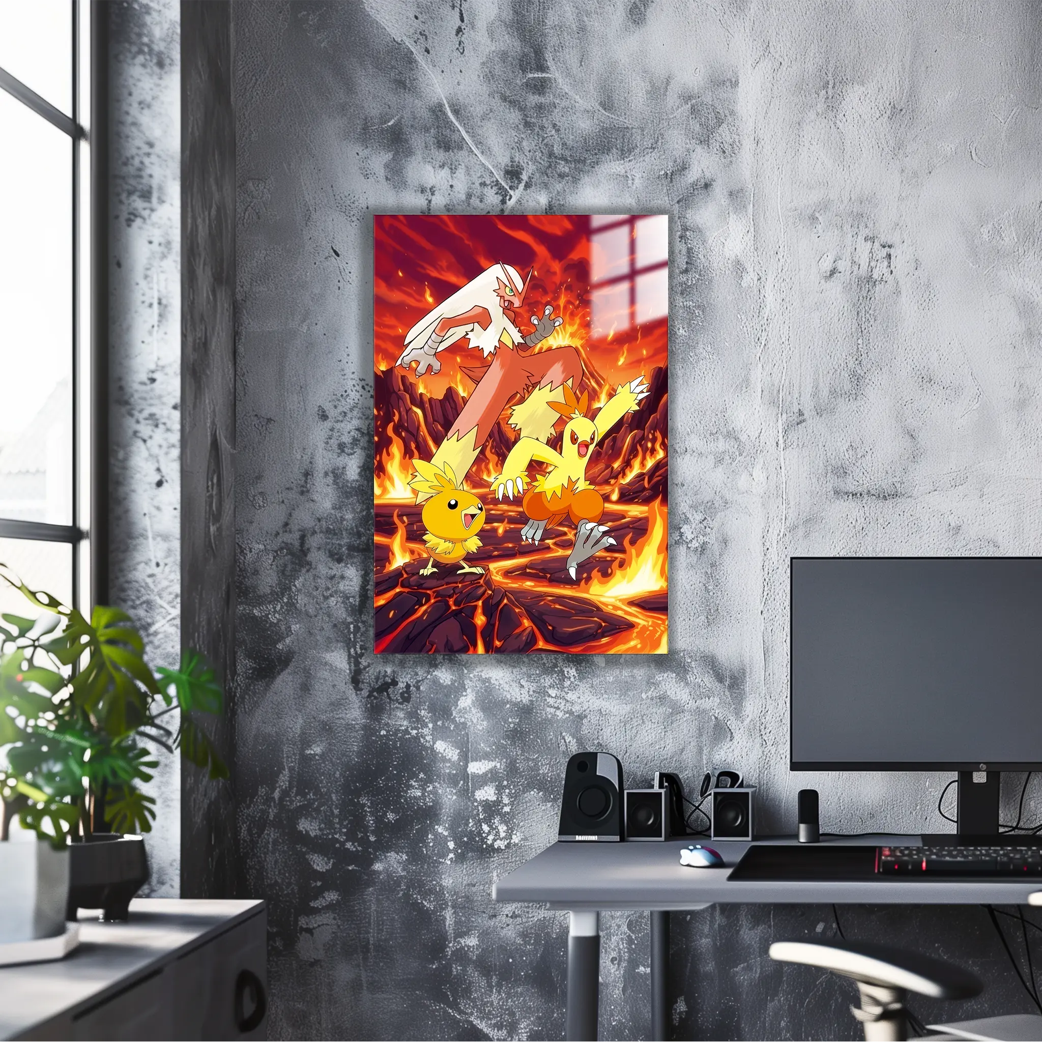 Tableau Pokémon Poussifeu Et Ses Évolution