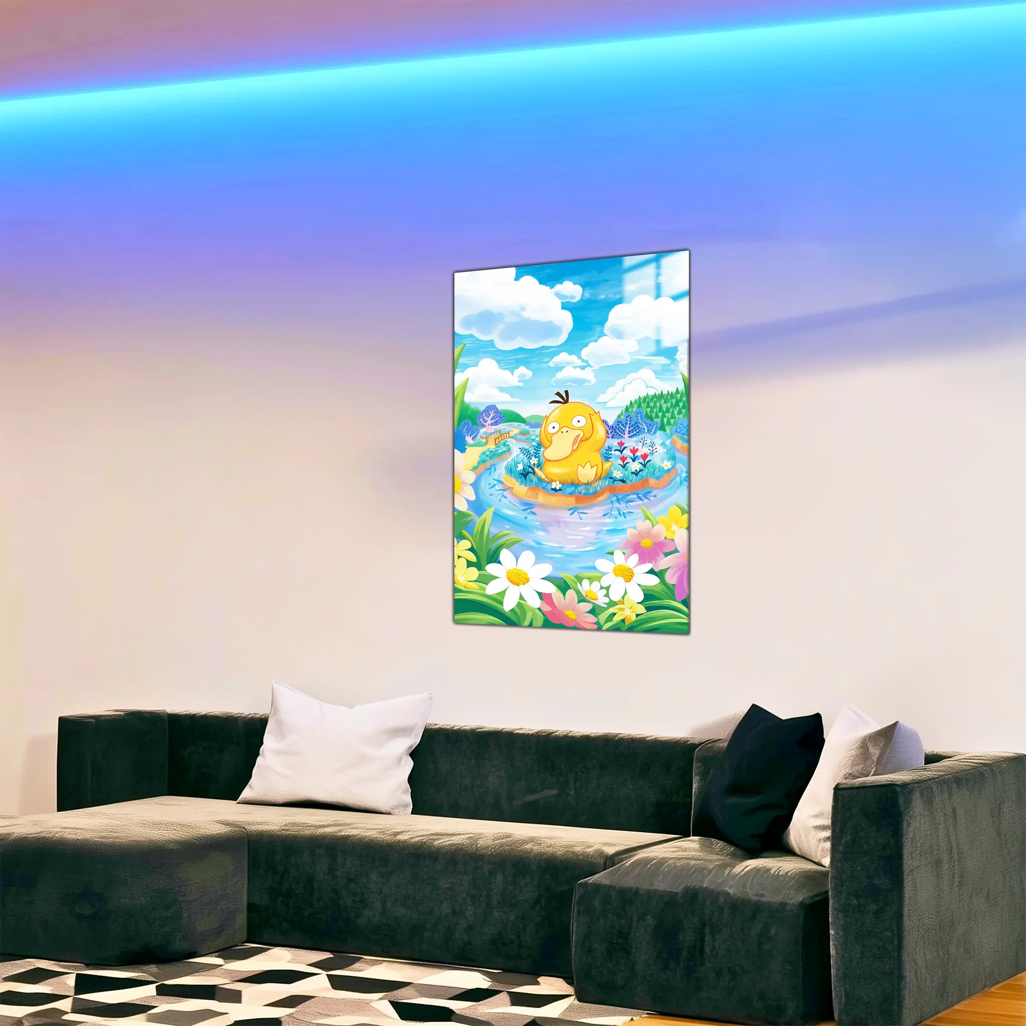 tableau-pokemon-psykokwak-fleurie-dans-le-salon | DreamWay