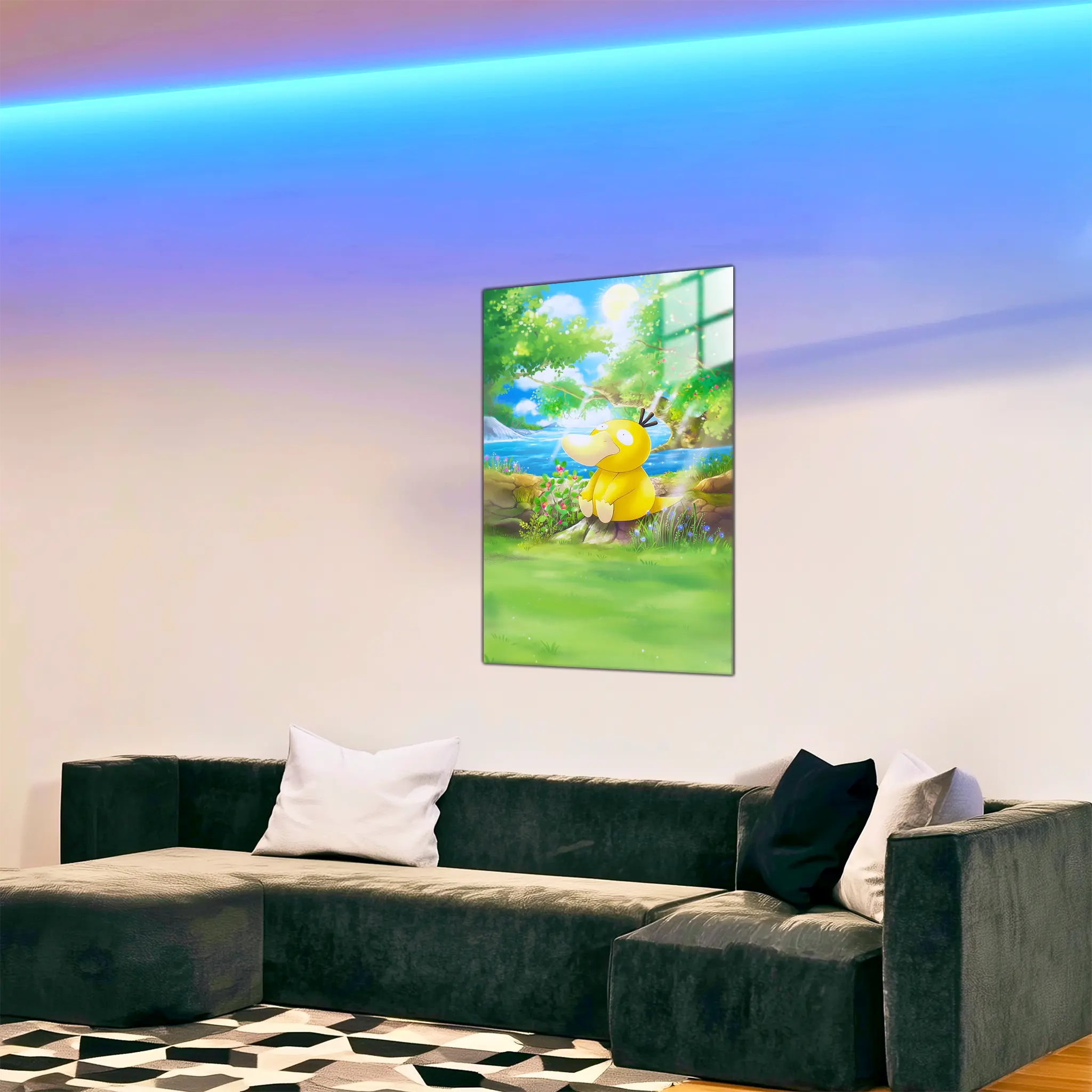 tableau-pokemon-psykokwak-nature-dans-le-salon | DreamWay