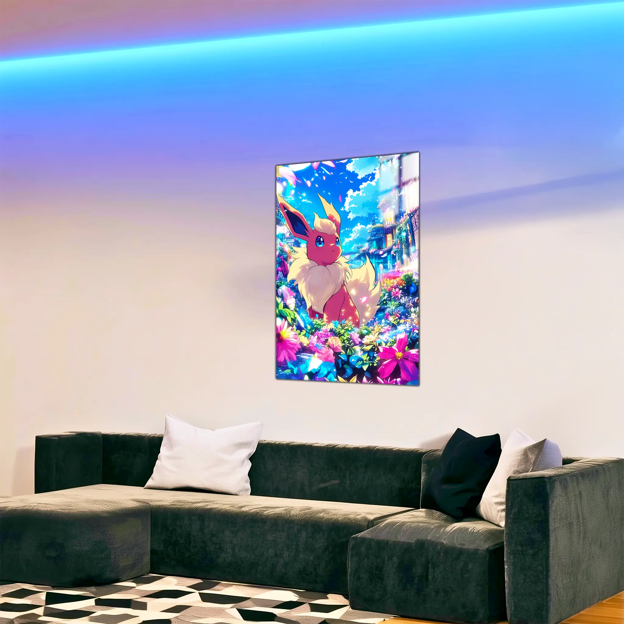 tableau-pokemon-pyroli-fleurie-dans-le-salon | DreamWay