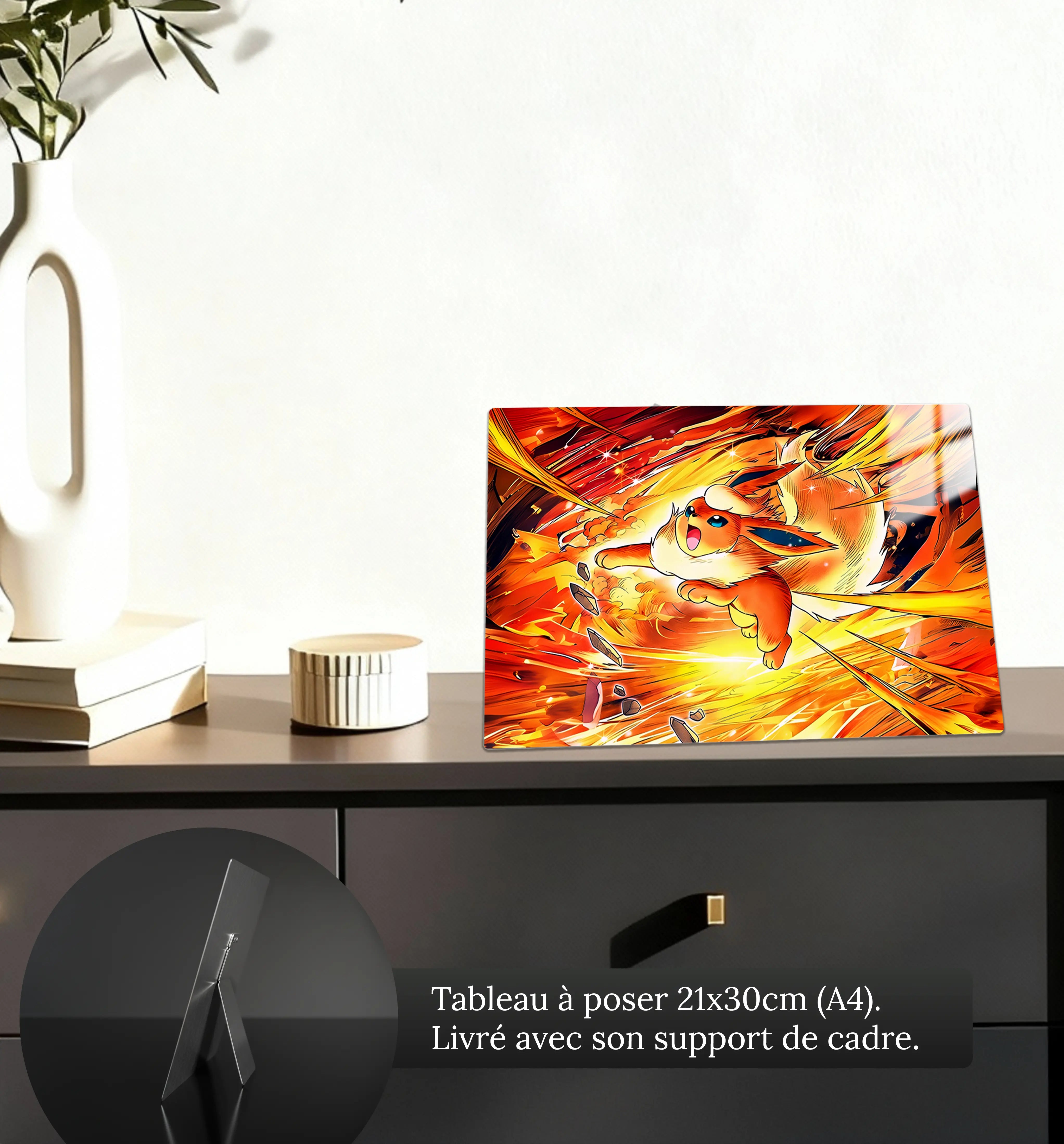 tableau-pokemon-pyrolie-flamme-destructive-petit-format-a-poser-sur-meuble | DreamWay