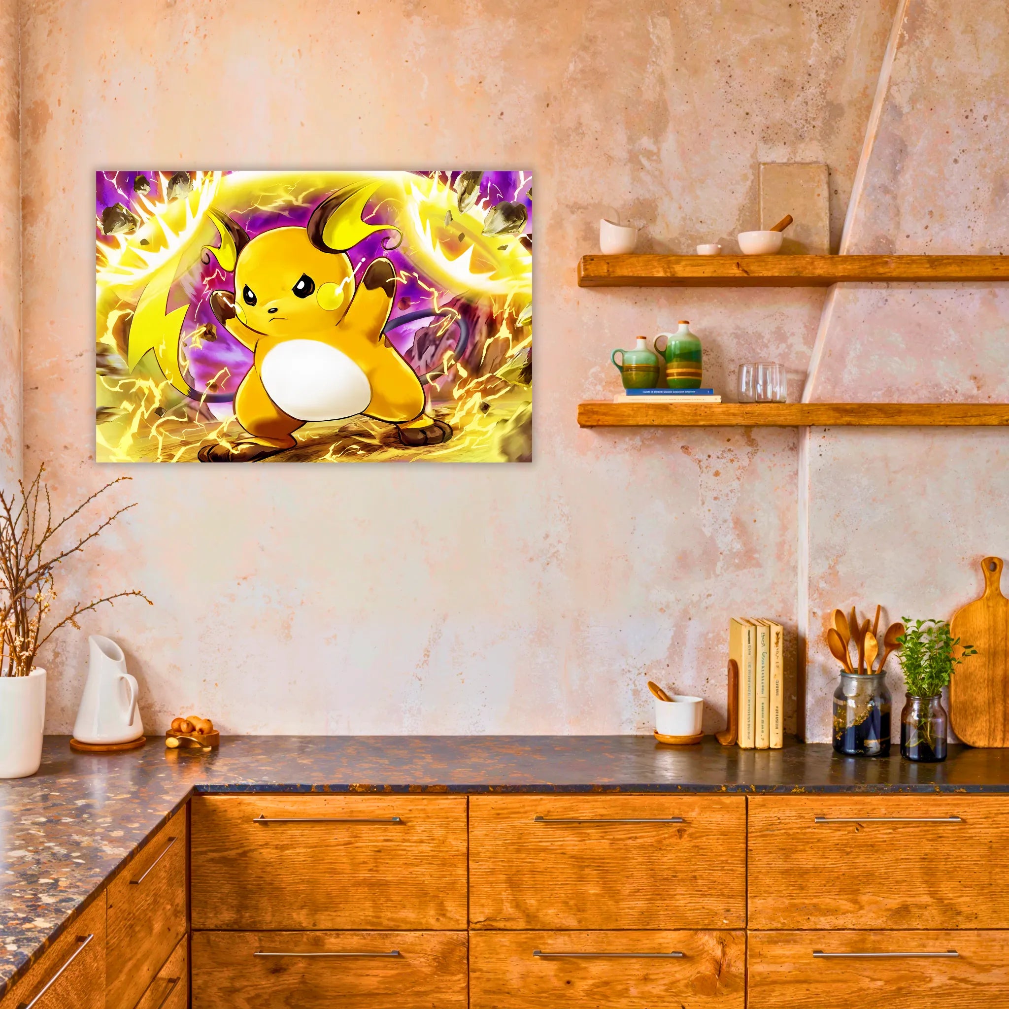 Tableau Pokémon Raichu Attaque