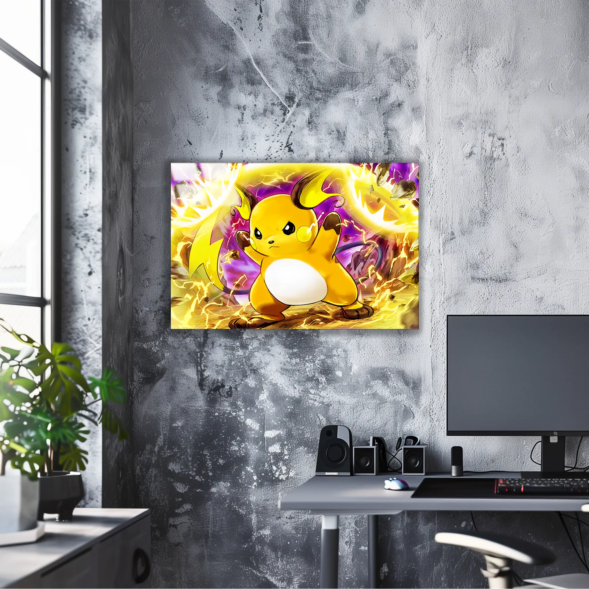 Tableau Pokémon Raichu Attaque