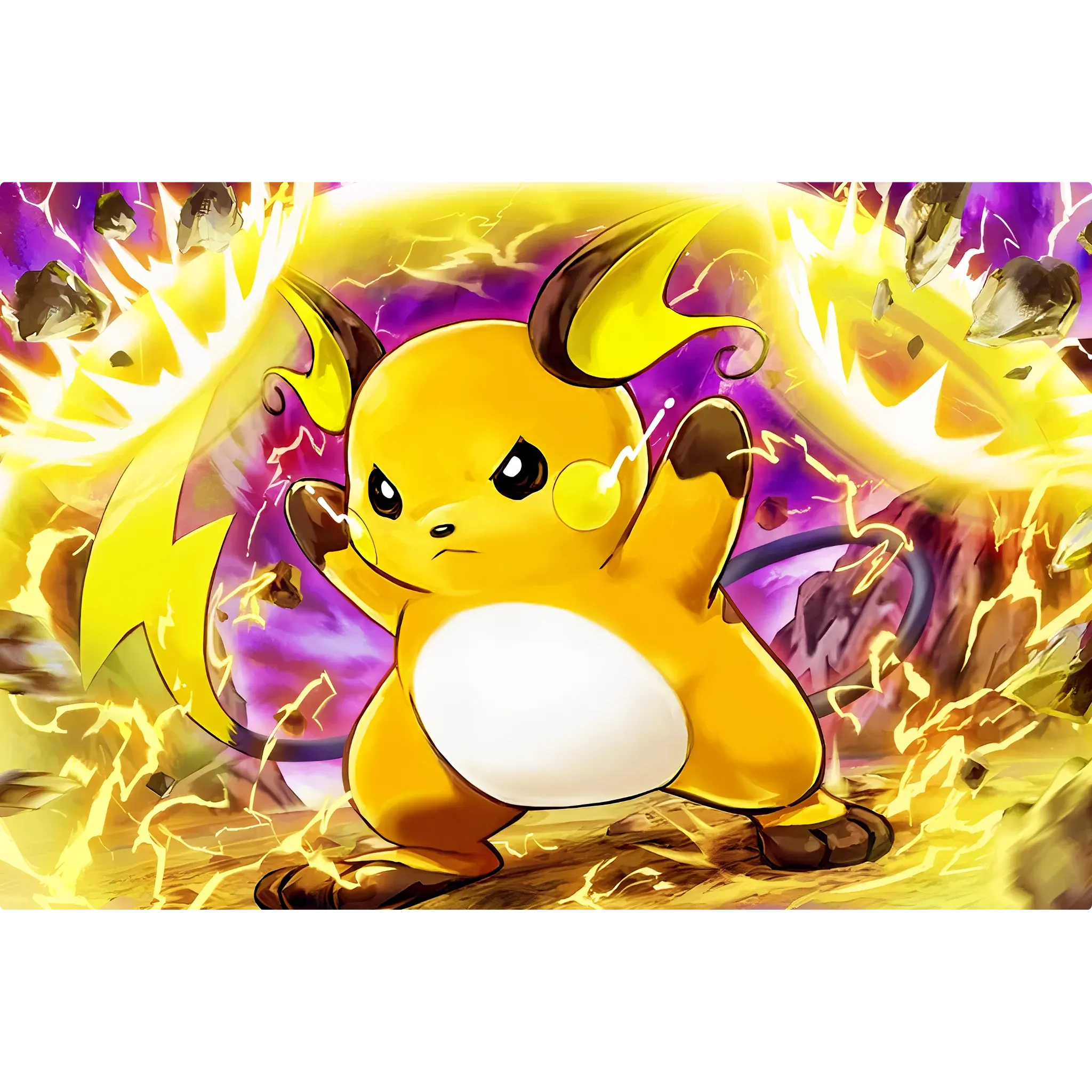 Tableau Pokémon Raichu Attaque
