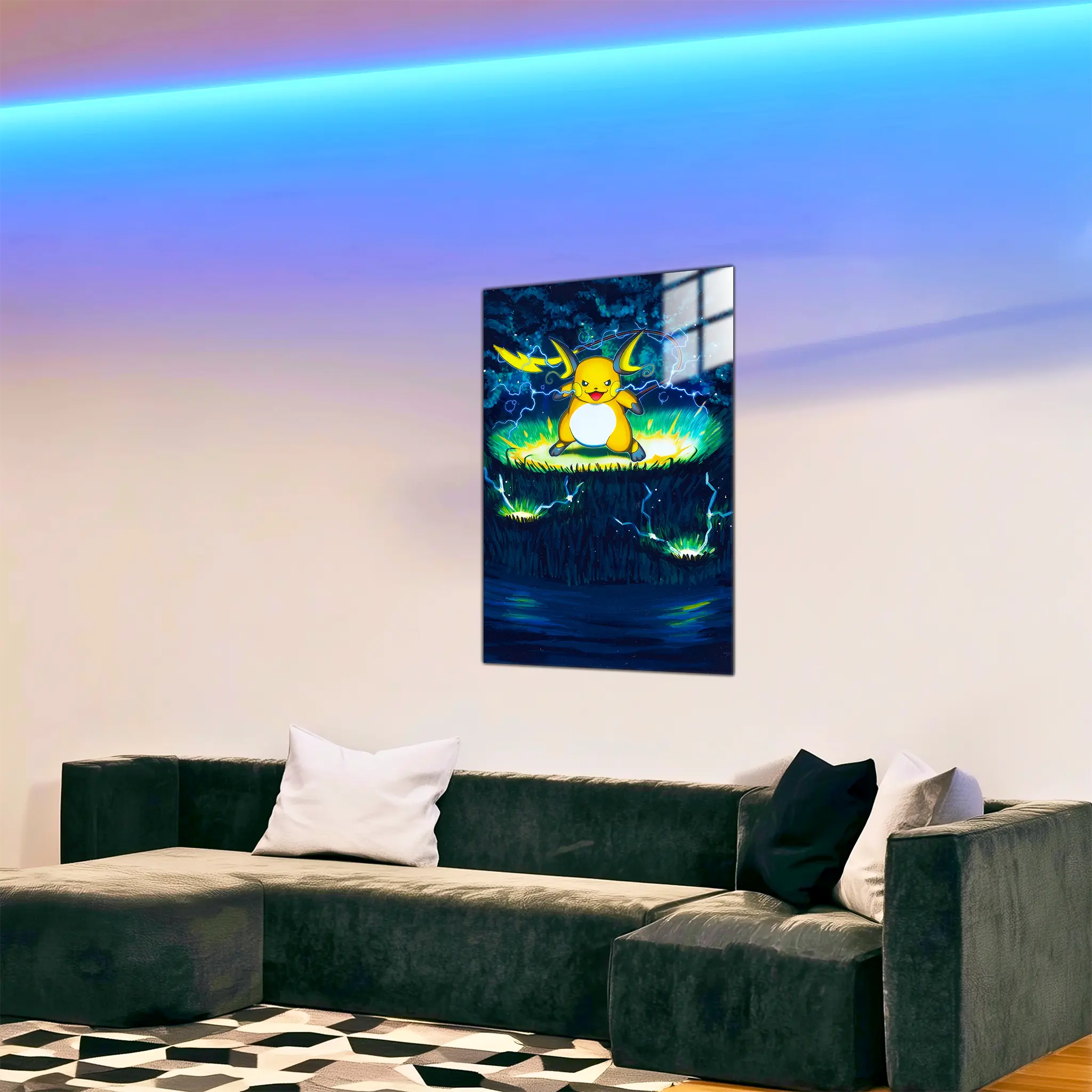 tableau-pokemon-raichu-tir-de-tonerre-dans-le-salon | DreamWay
