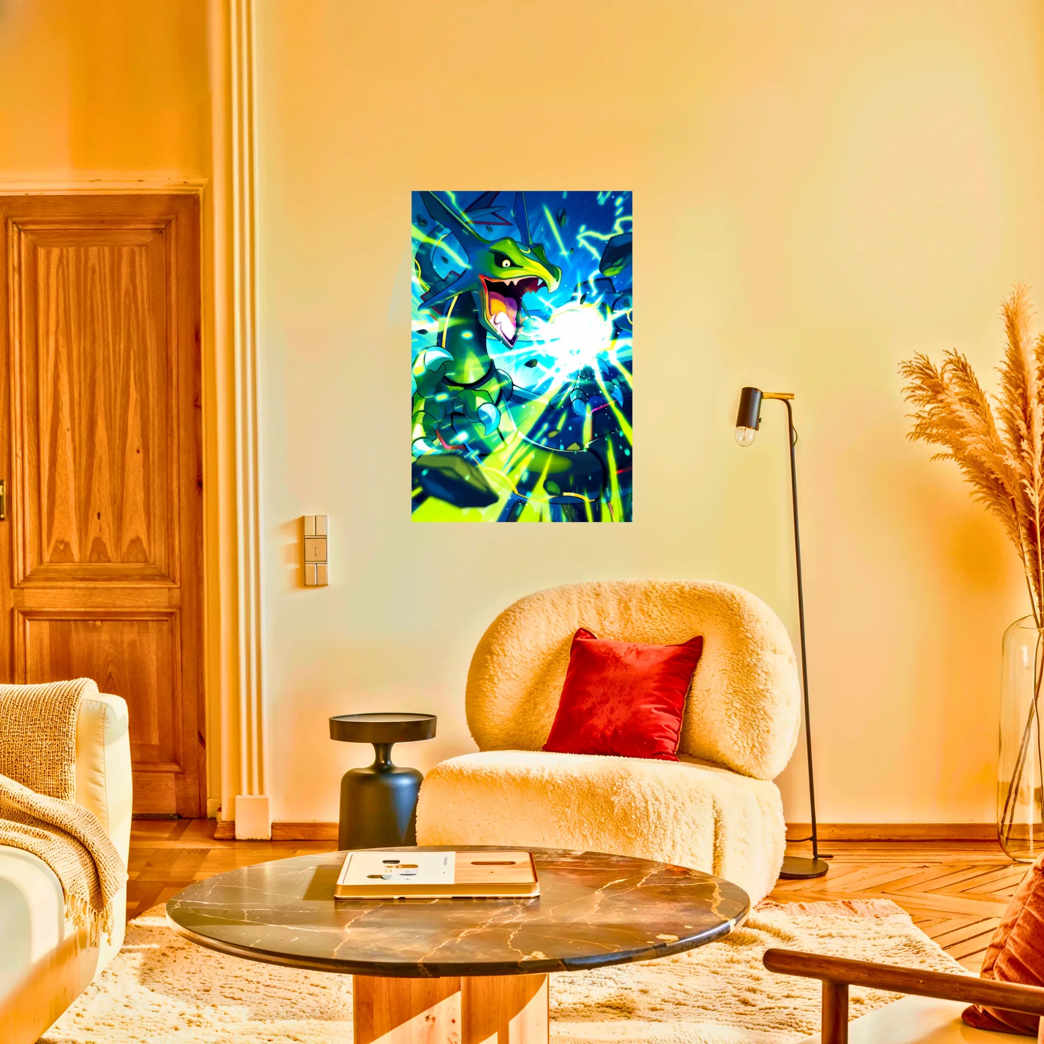 Tableau Pokémon Rayquaza Portrait