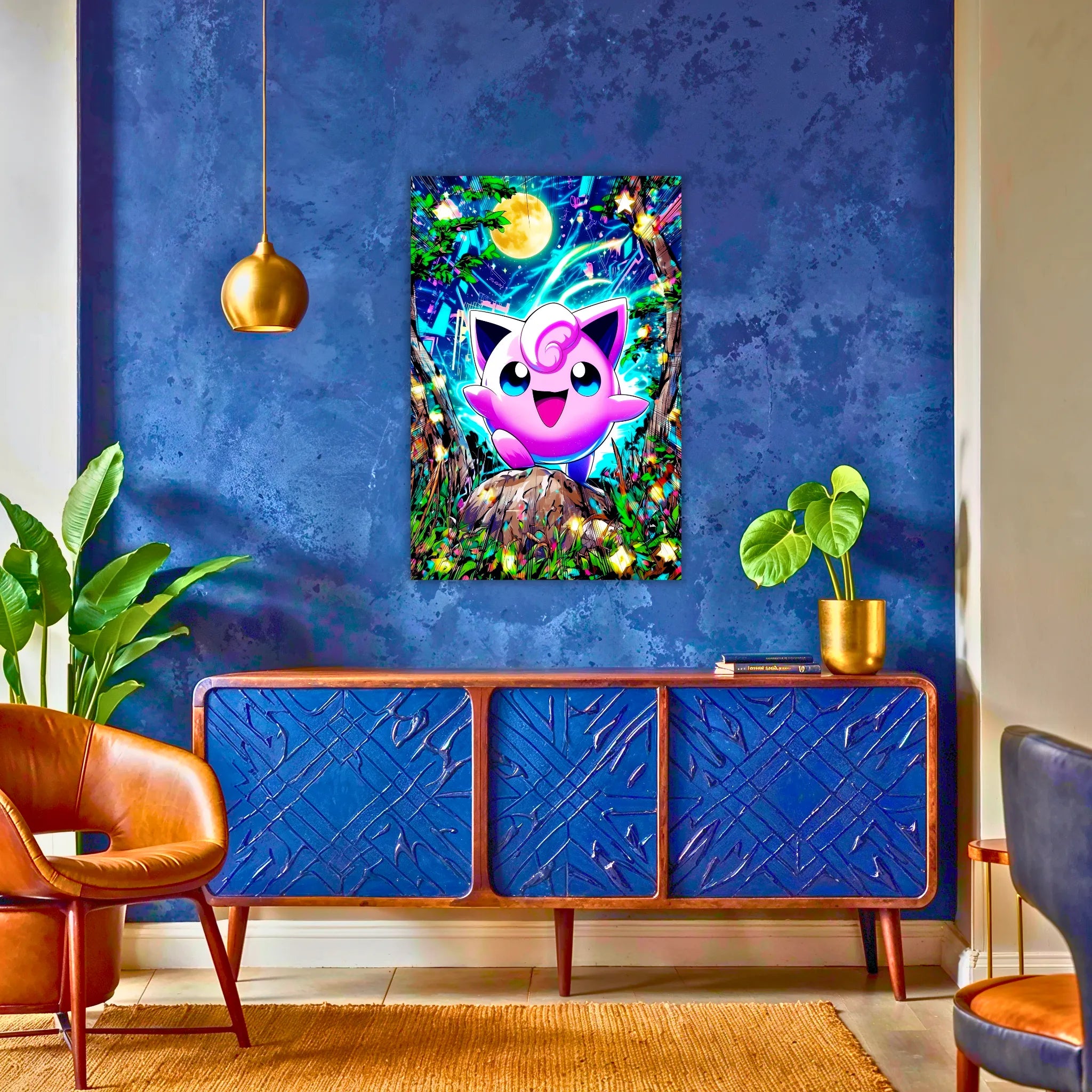Tableau Pokémon Rondoudou Coloré