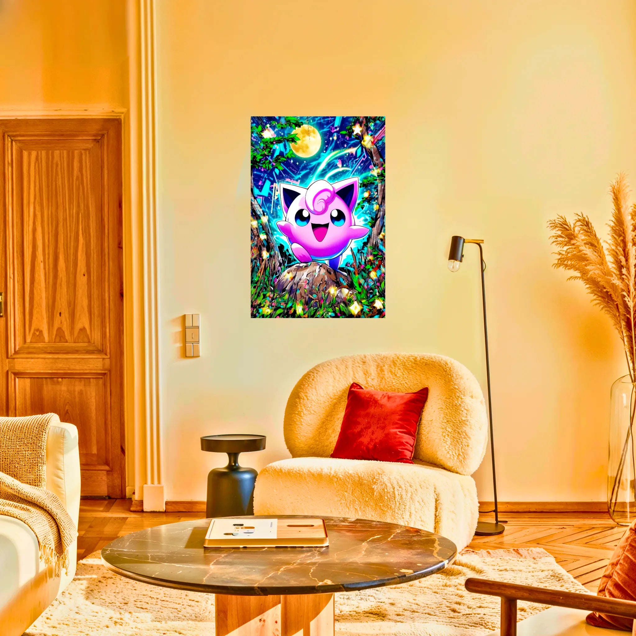 Tableau Pokémon Rondoudou Coloré