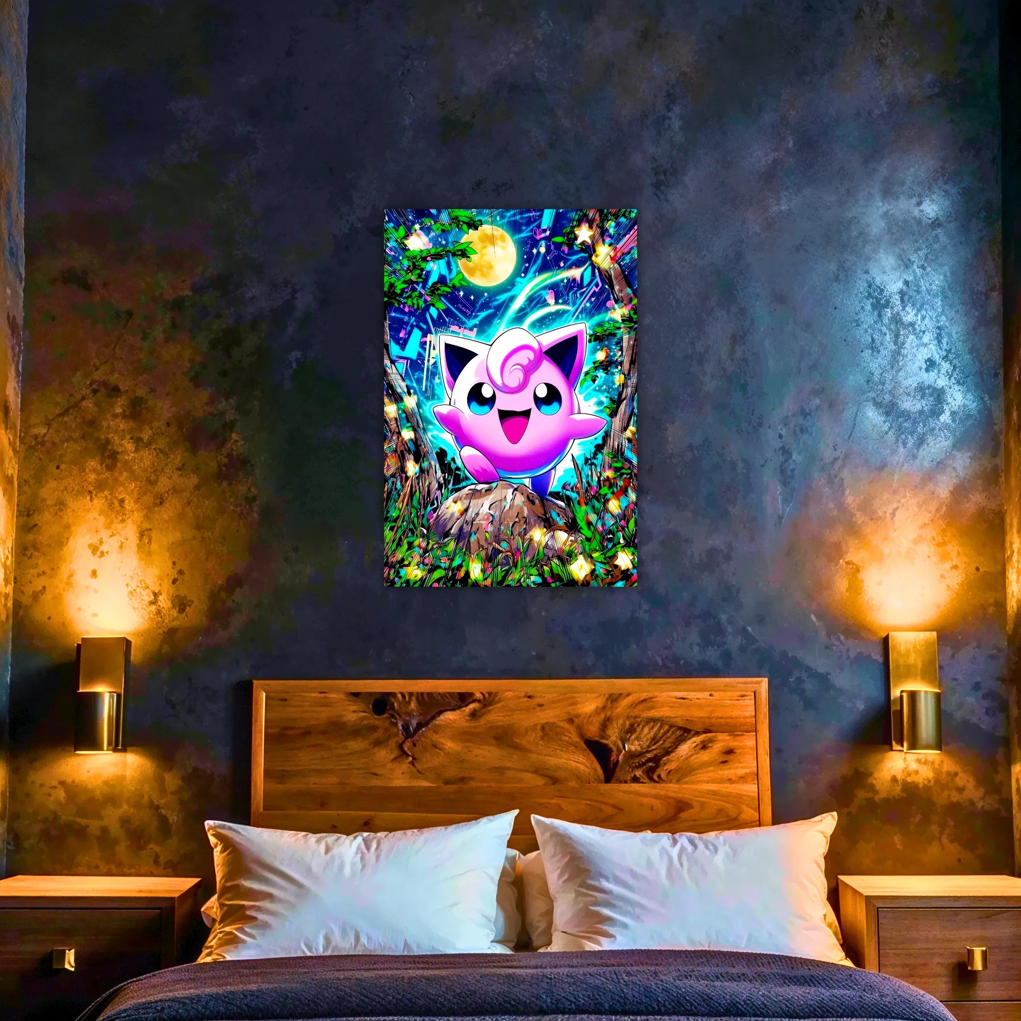 Tableau Pokémon Rondoudou Coloré