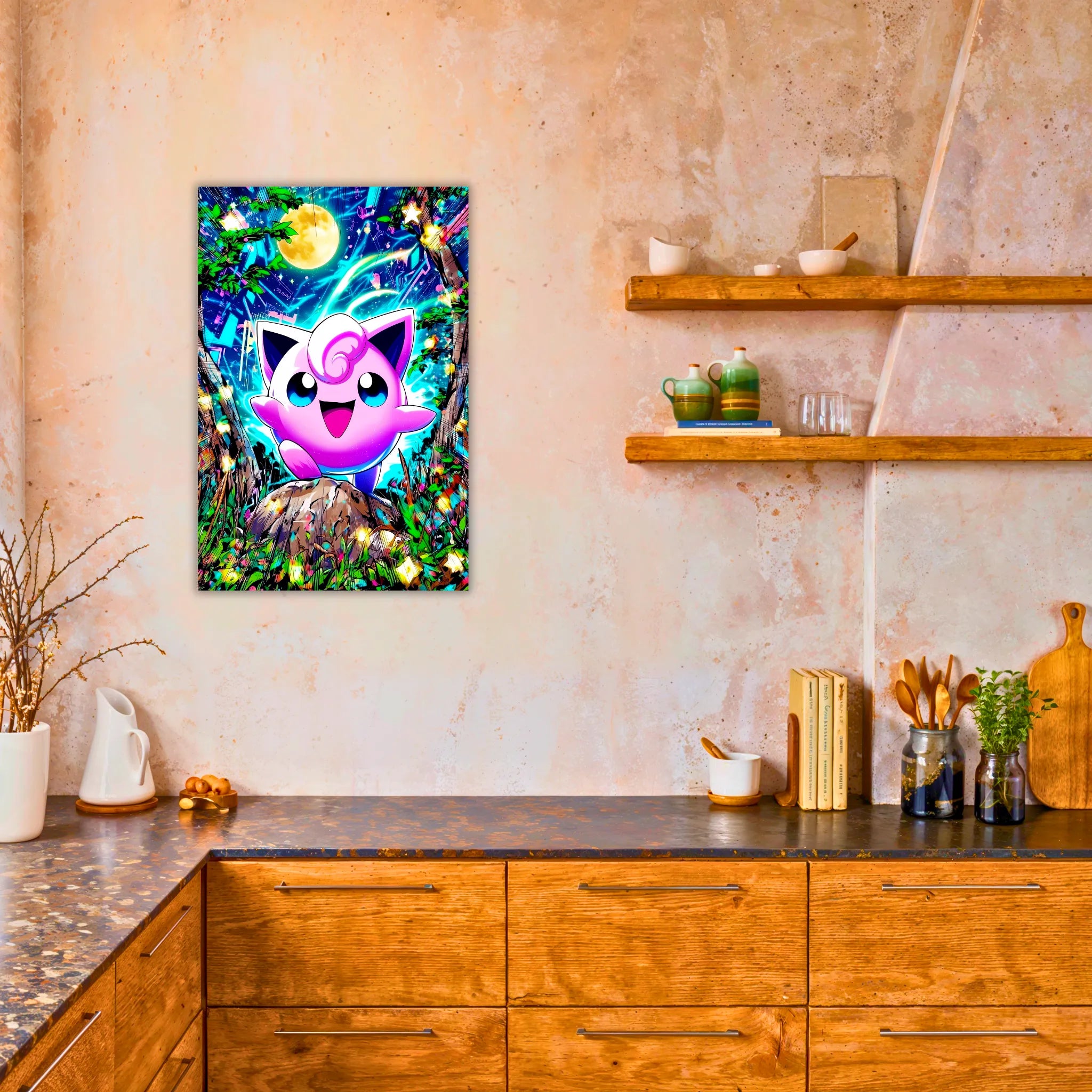Tableau Pokémon Rondoudou Coloré
