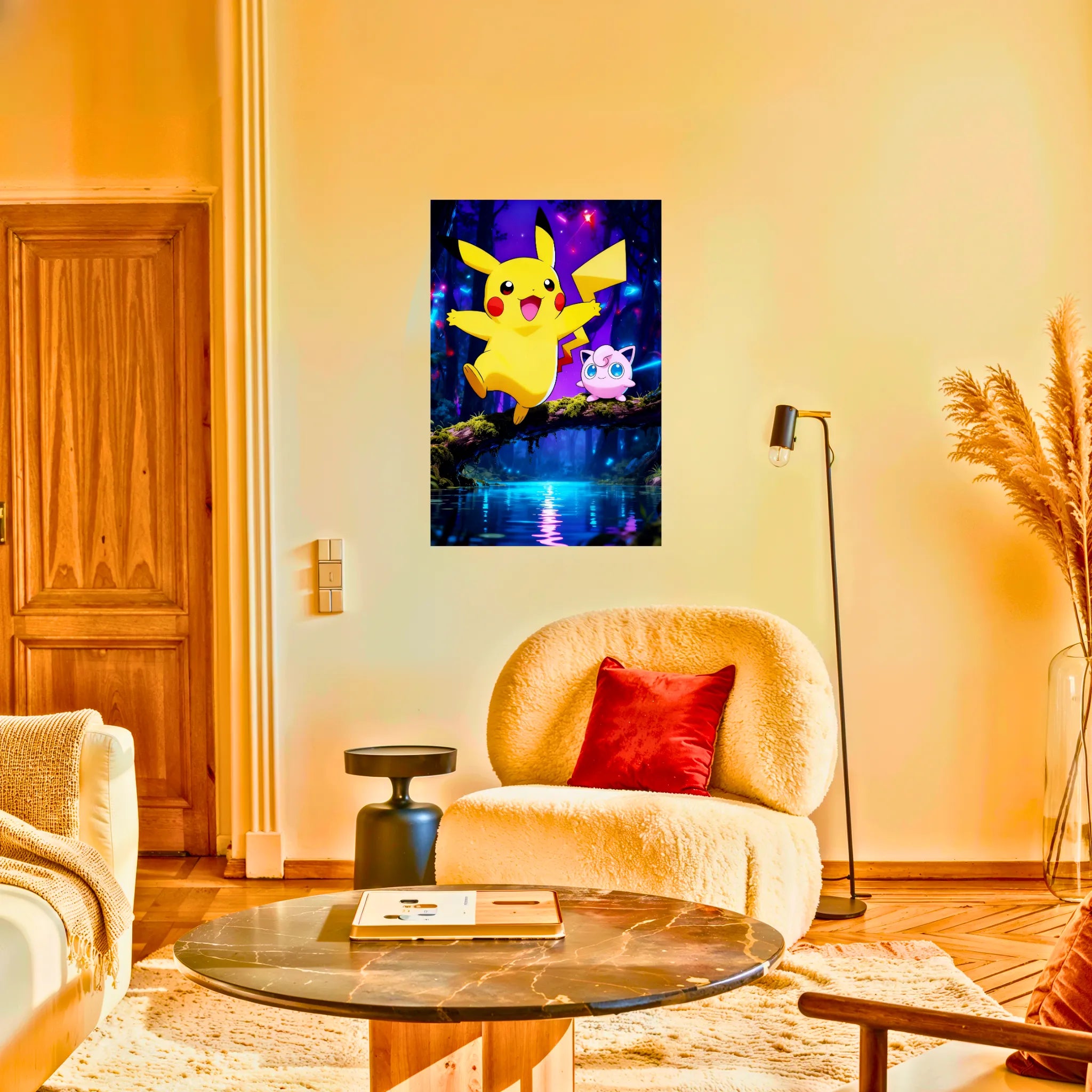 Tableau Pokémon Rondoudou Et Pikachu