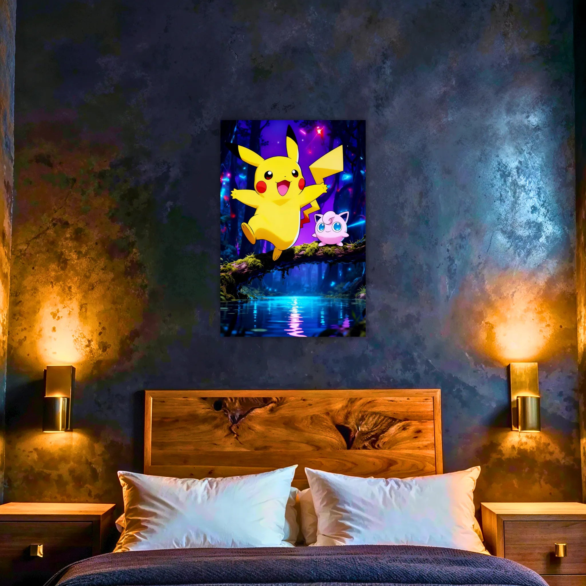 Tableau Pokémon Rondoudou Et Pikachu