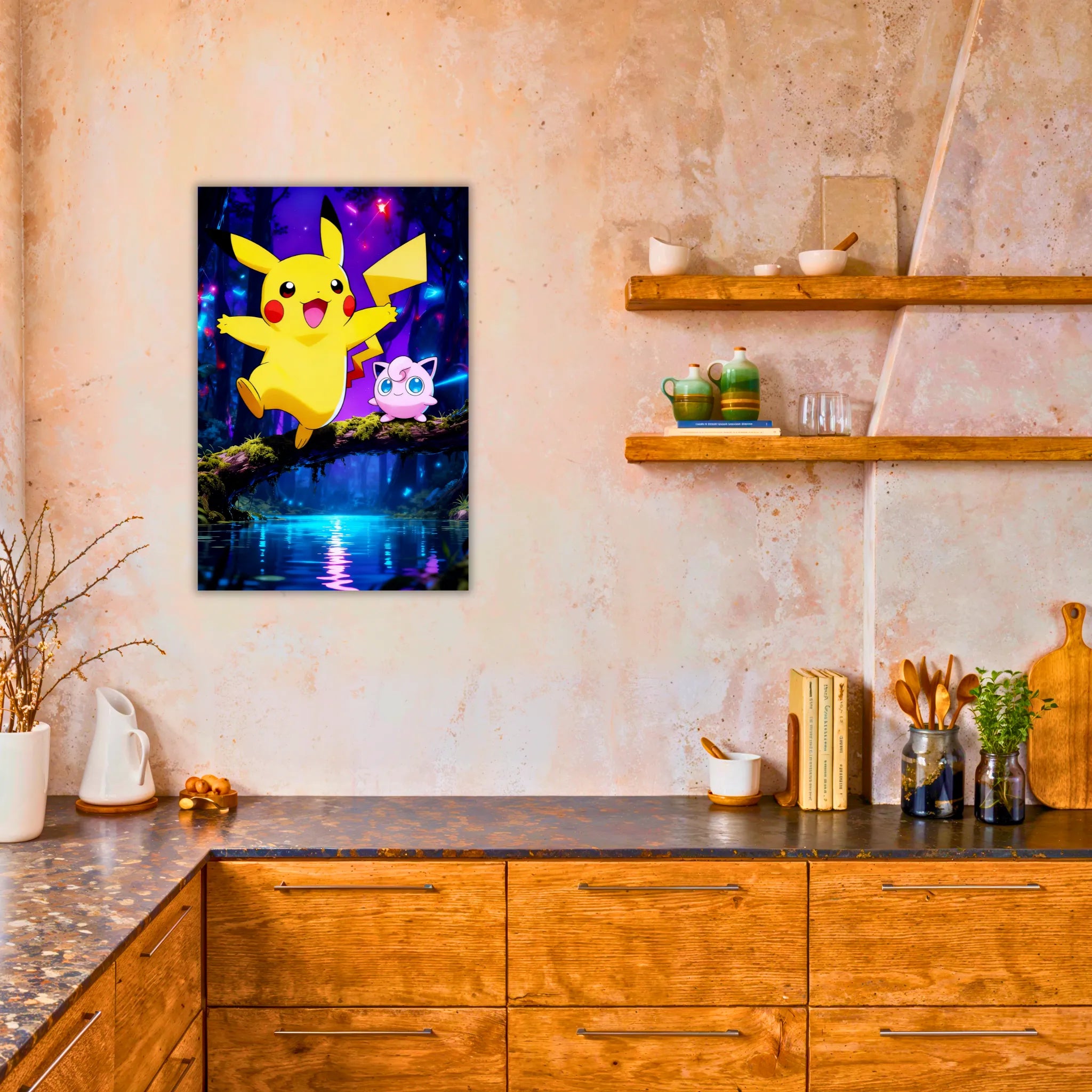 Tableau Pokémon Rondoudou Et Pikachu