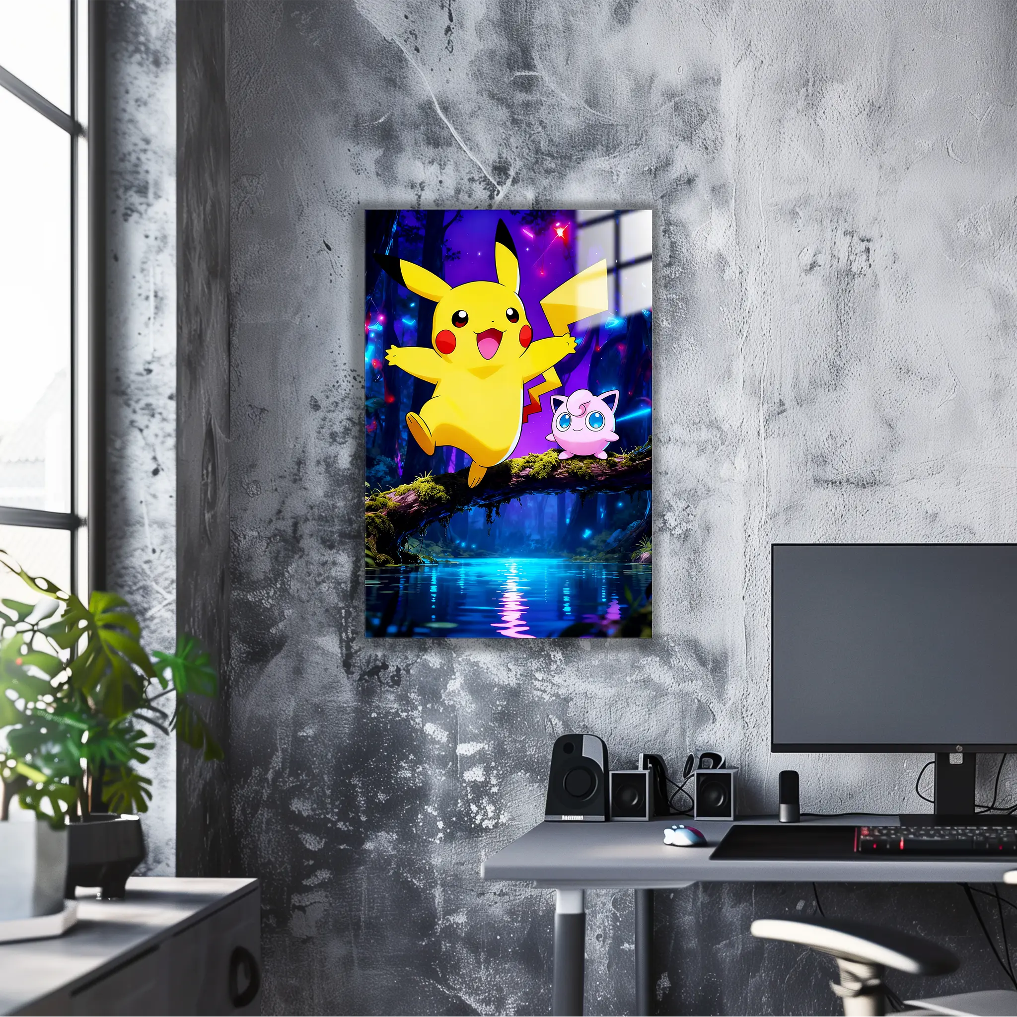 Tableau Pokémon Rondoudou Et Pikachu