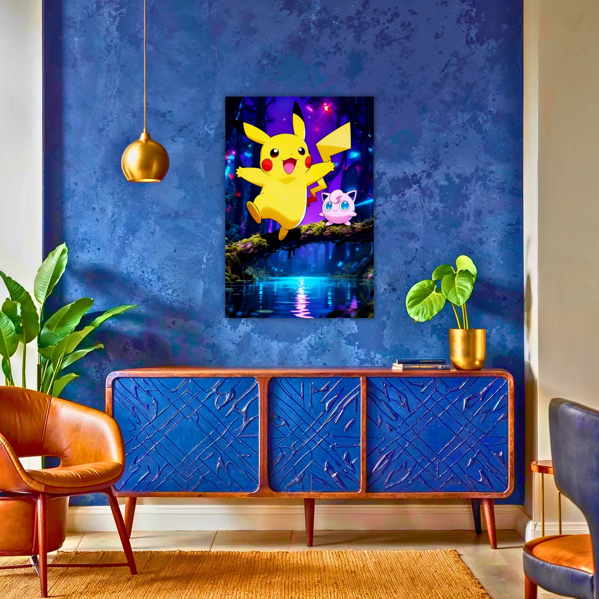 Tableau Pokémon Rondoudou Et Pikachu