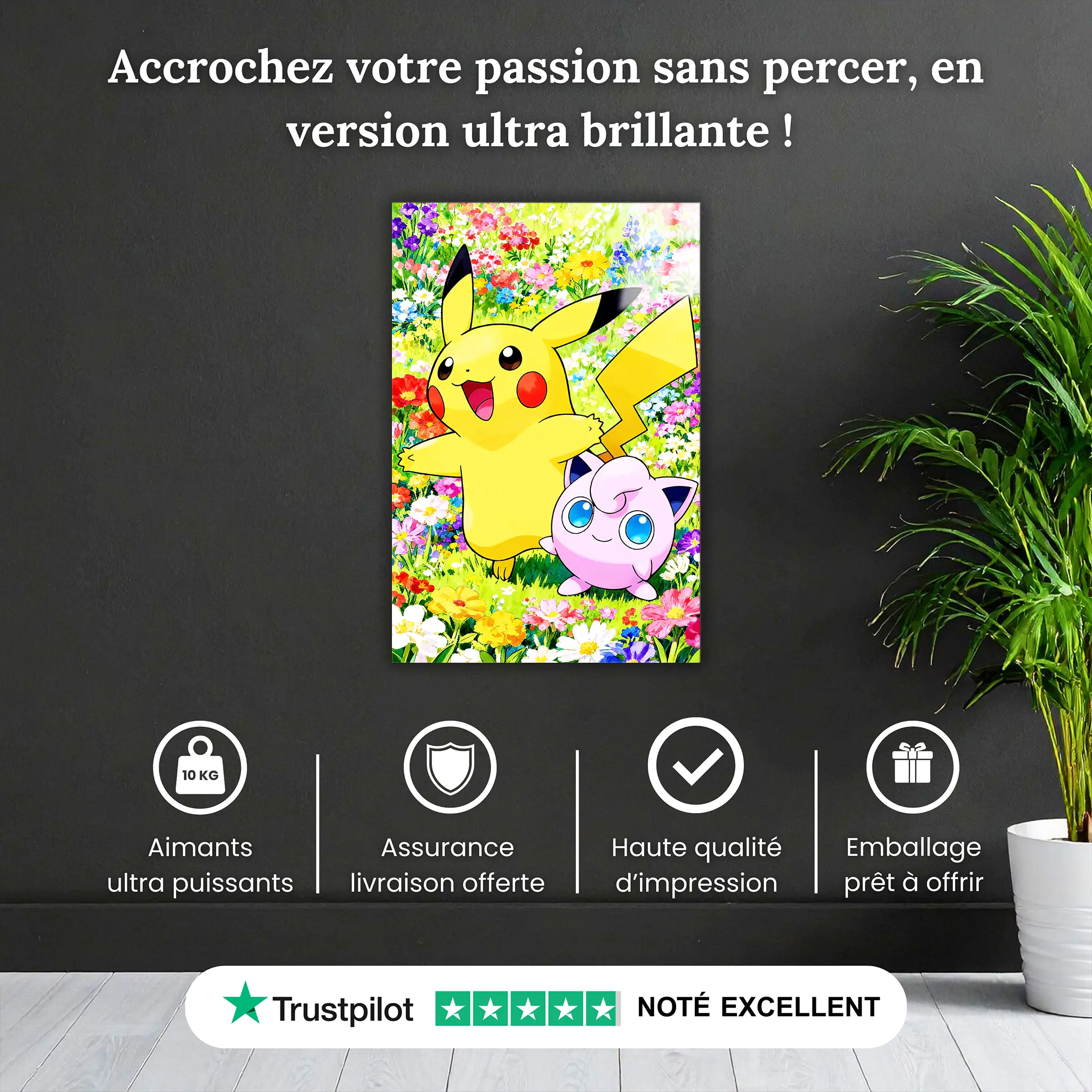 tableau-pokemon-rondoudou-et-pikachu-fleurie-pourquoi-acheter | DreamWay