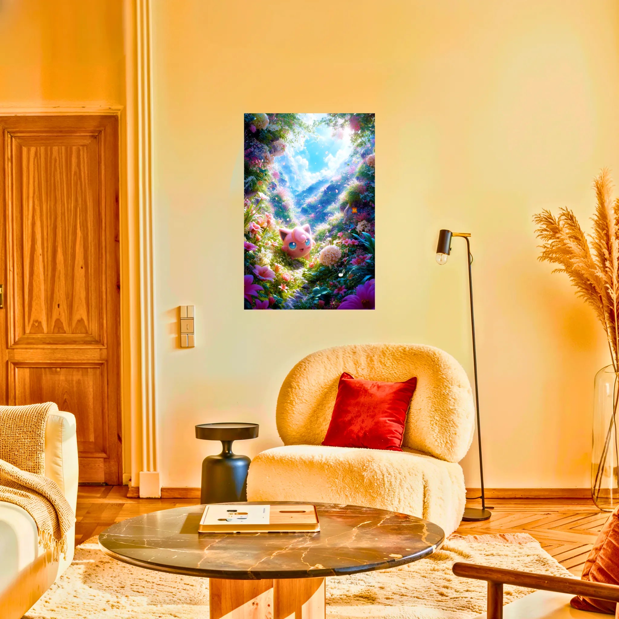 Tableau Pokémon Rondoudou Fleurie