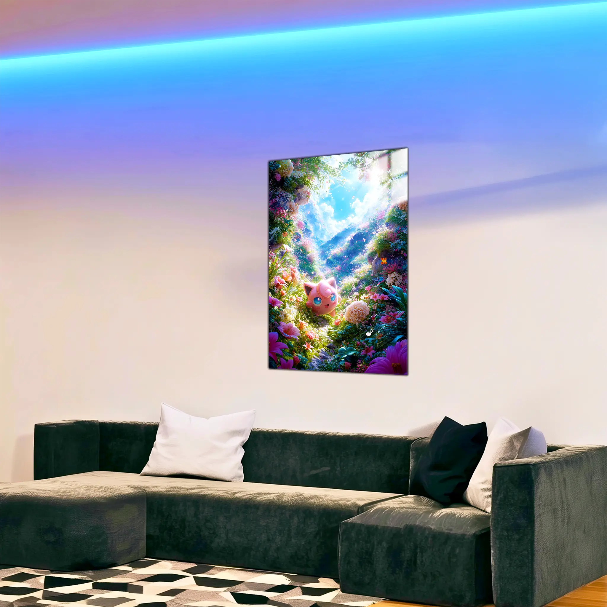 tableau-pokemon-rondoudou-fleurie-dans-le-salon | DreamWay